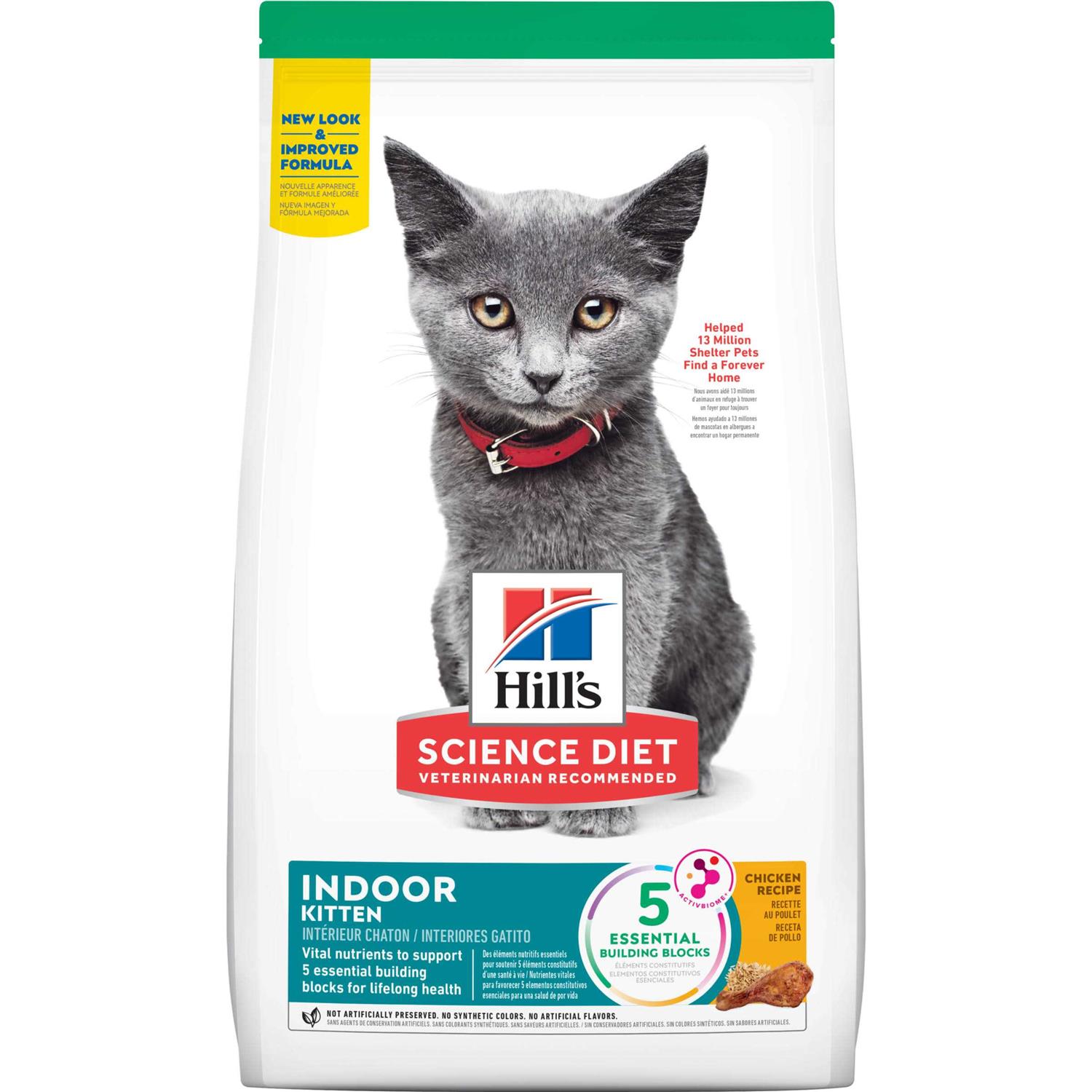 Hill's Science Diet Indoor Kitten Dry Cat Food