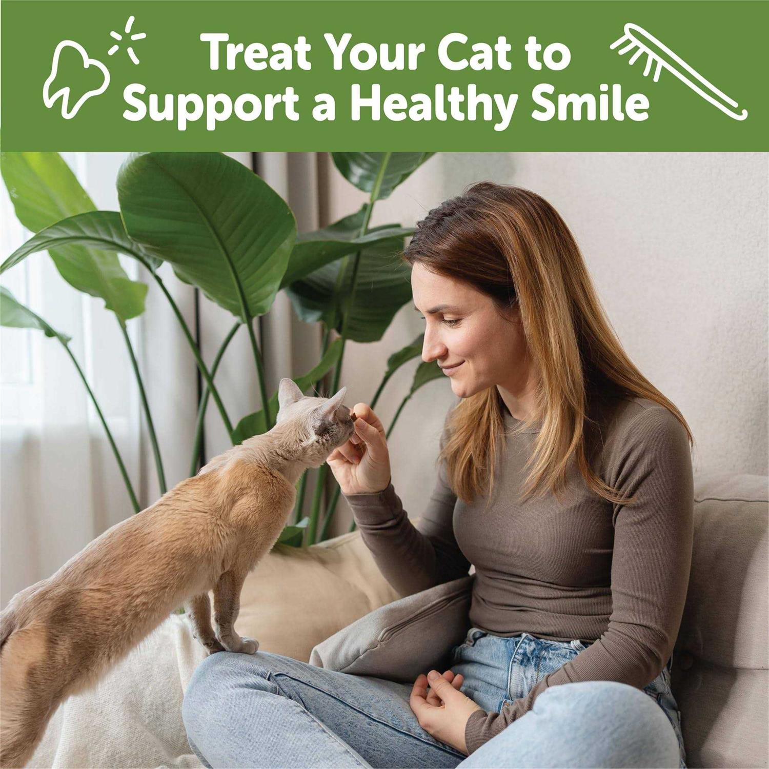Alternative view of Whimzees Natural Dental Chicken Cat Treats