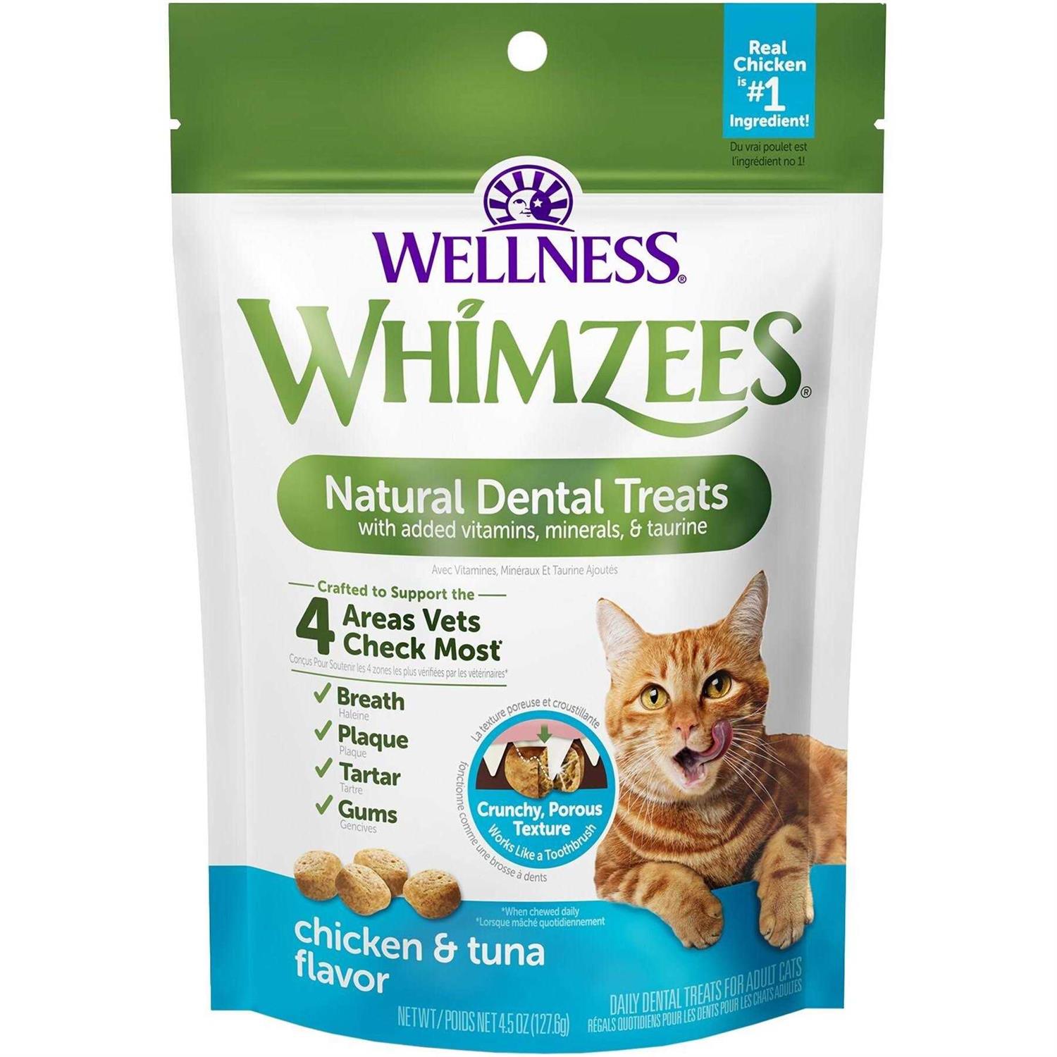 Whimzees Natural Dental Chicken Cat Treats