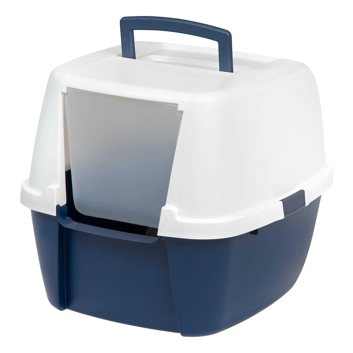 IRIS USA Hooded Cat Litter Box with Scoop
