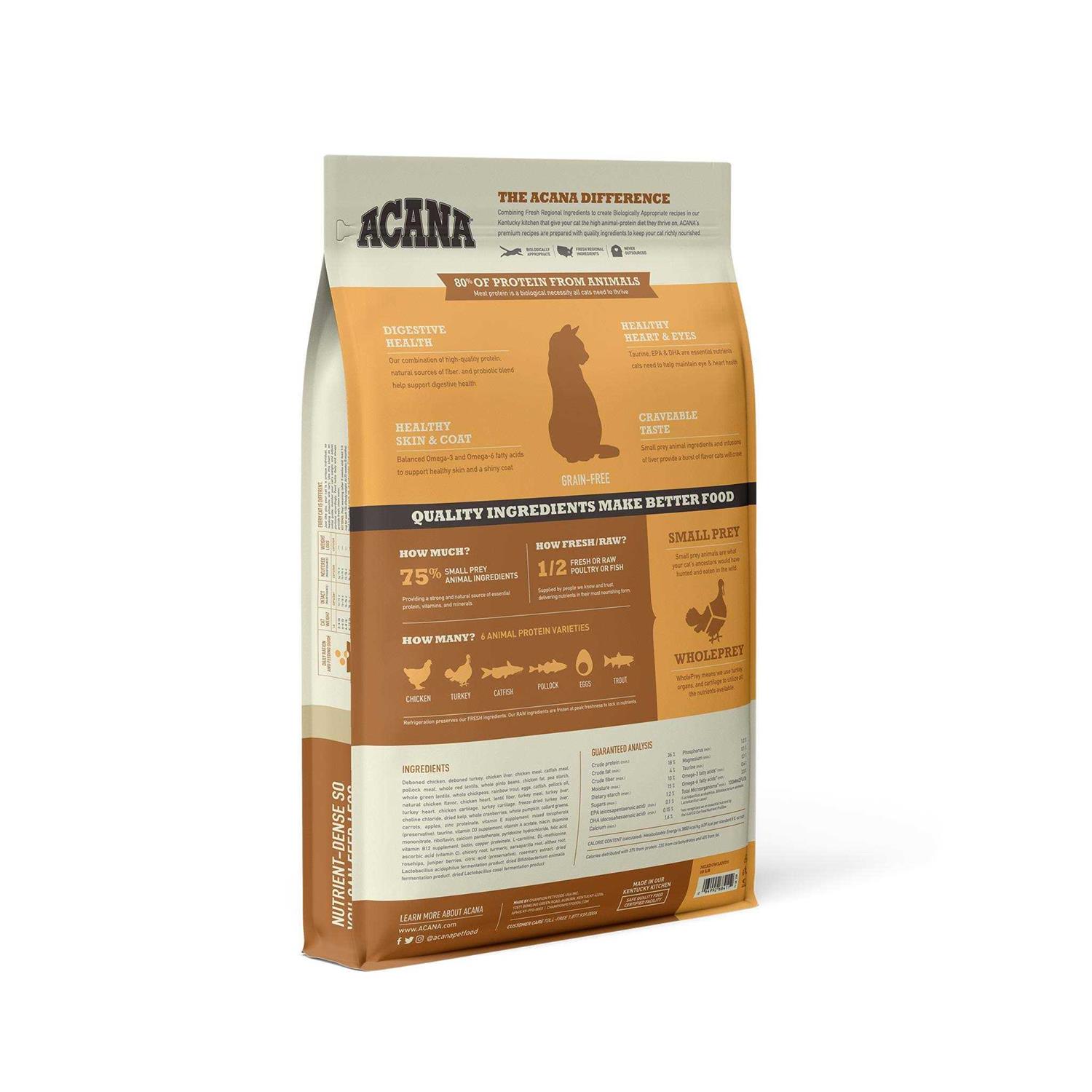 Alternative view of Acana Meadowlands Dry Cat Food