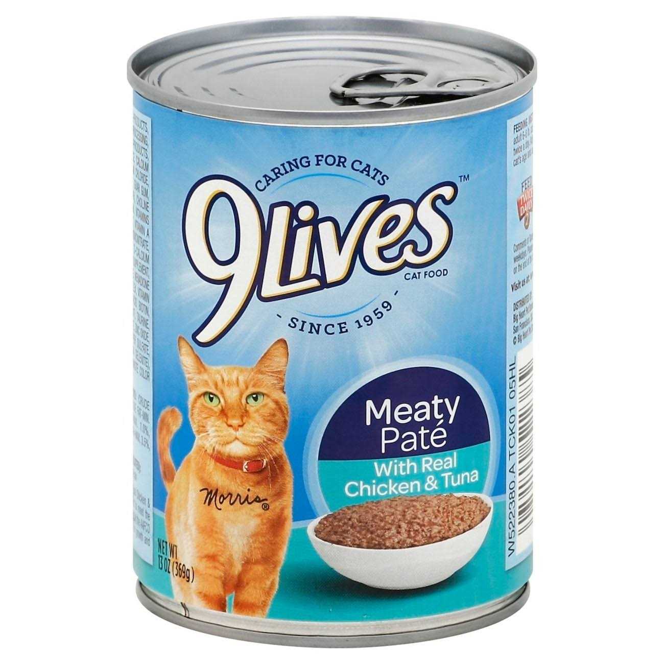 9 Lives Cat Food with Real Chicken & Tuna