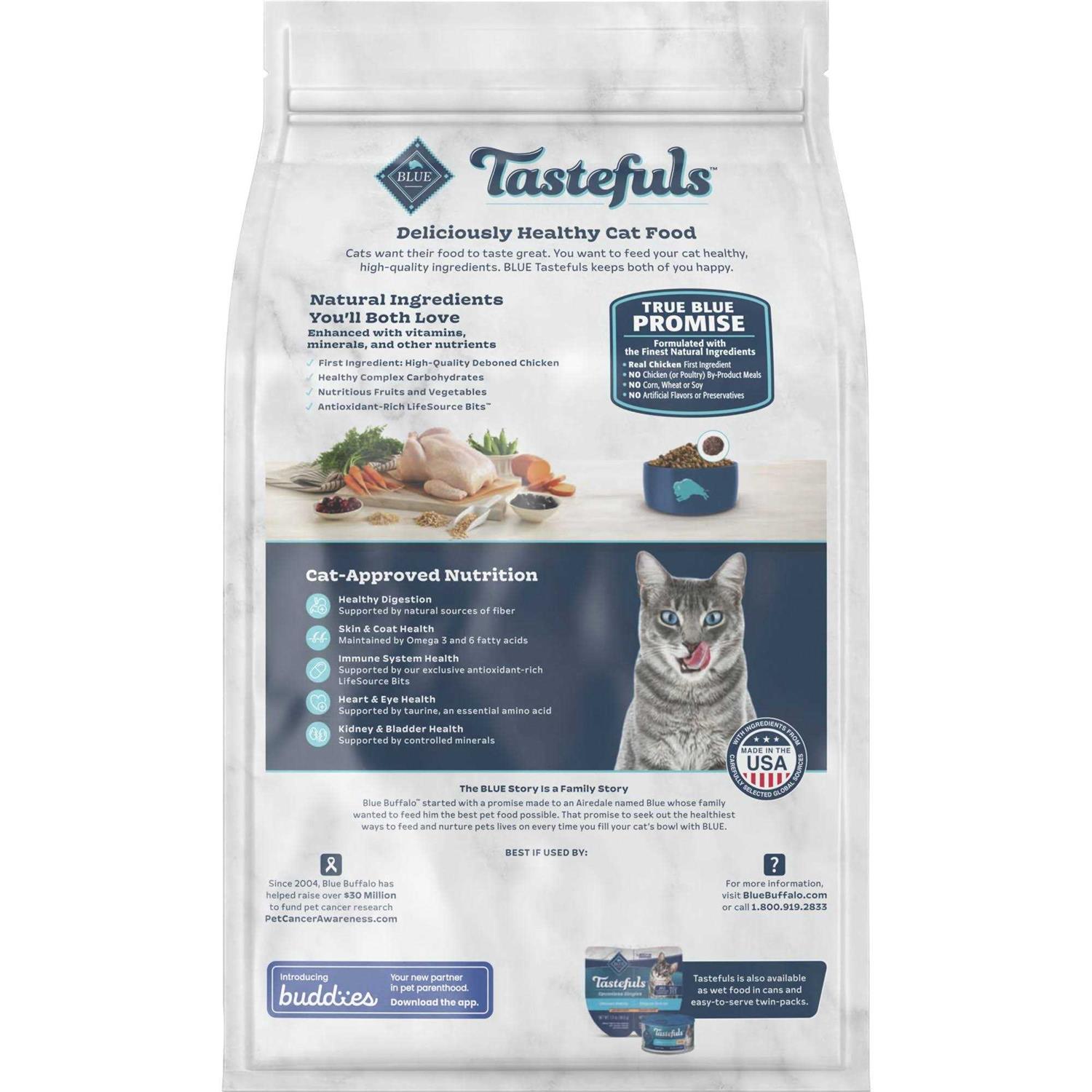Alternative view of Blue Buffalo Indoor Health Adult Cat Food Chicken & Brown Rice Recipe