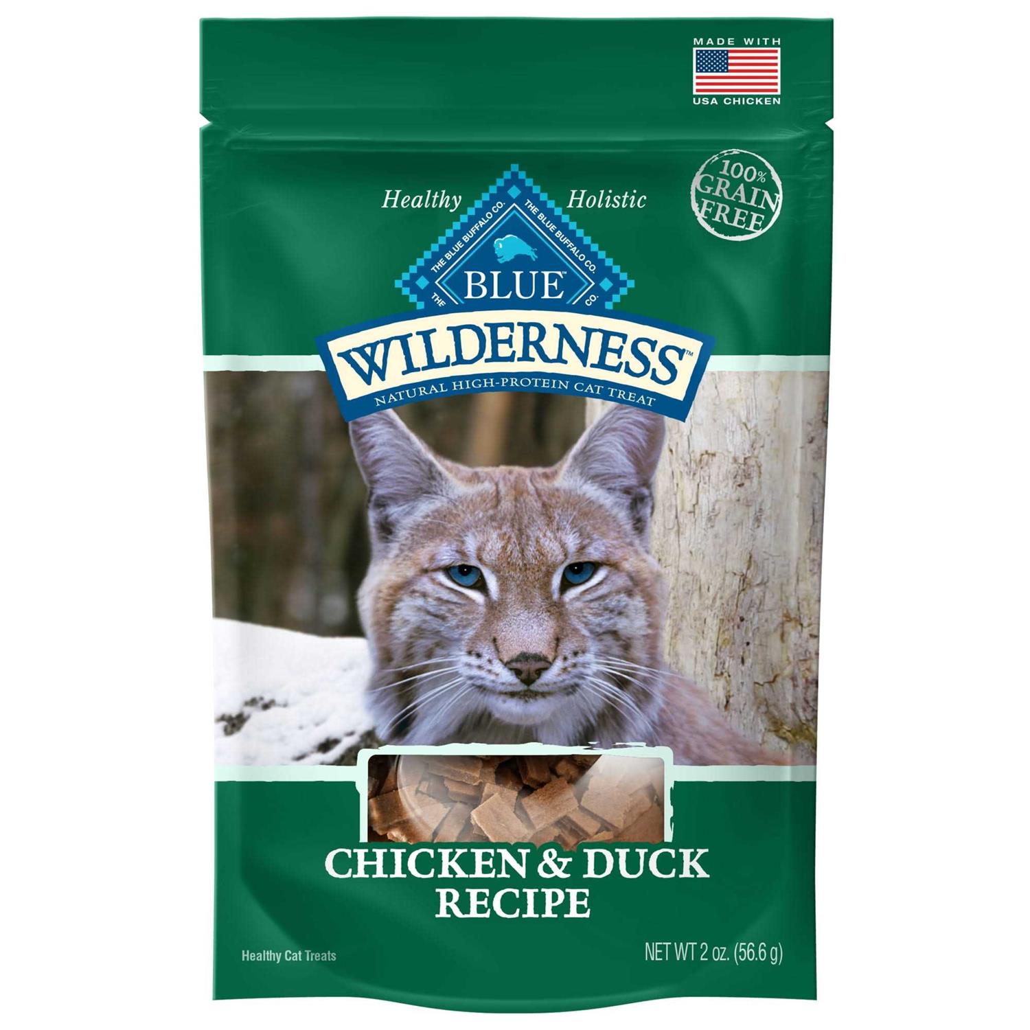 Blue Buffalo Wilderness Chicken & Duck Grain-Free Cat Treats