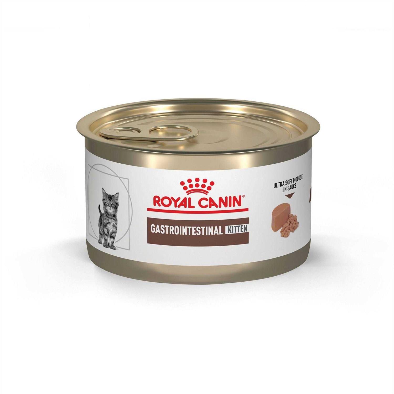 Royal Canin Veterinary Diet Gastrointestinal Kitten Ultra Soft Mousse in Sauce Canned Cat Food