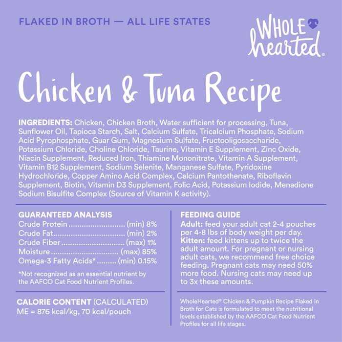 Alternative view of WholeHearted Grain Free Chicken Favorites Flaked Wet Cat Food Variety Pack