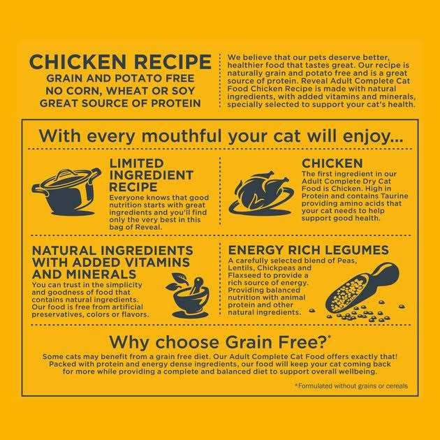 Alternative view of Reveal Grain-Free Chicken Recipe Natural Complete & Balanced Dry Cat Food
