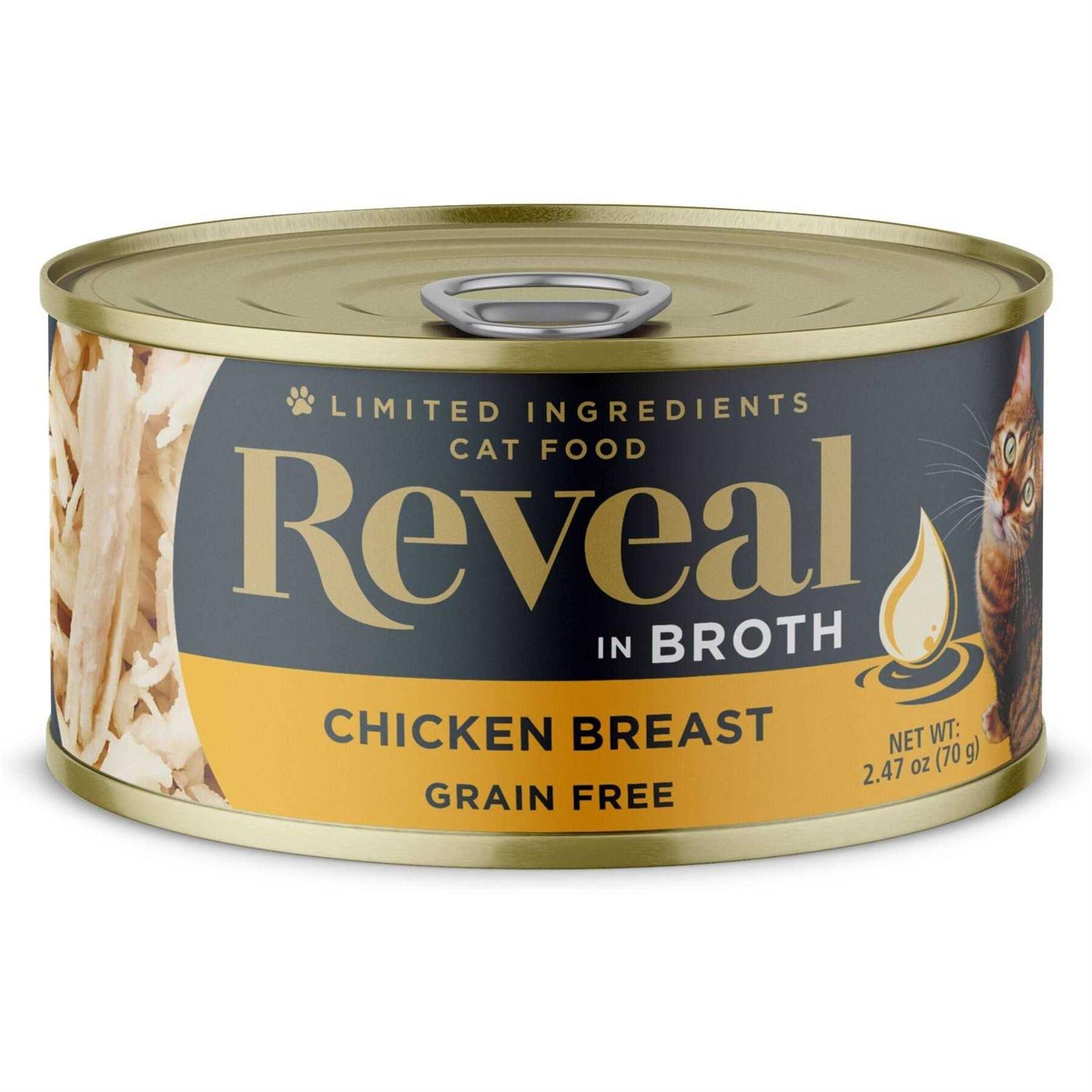 Reveal Natural Free Chicken Breast in Broth Wet Cat Food