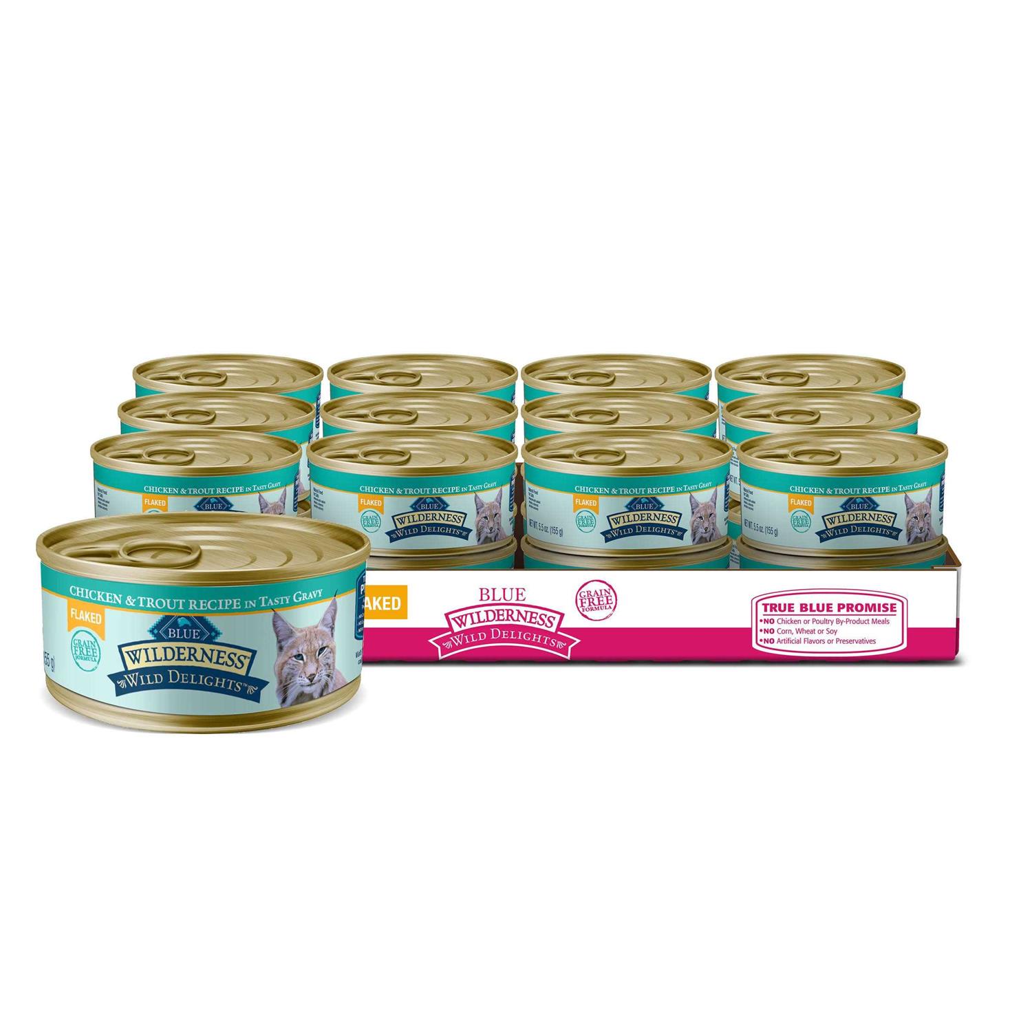 Blue Buffalo Wilderness Wild Delights Cat Food Chicken
