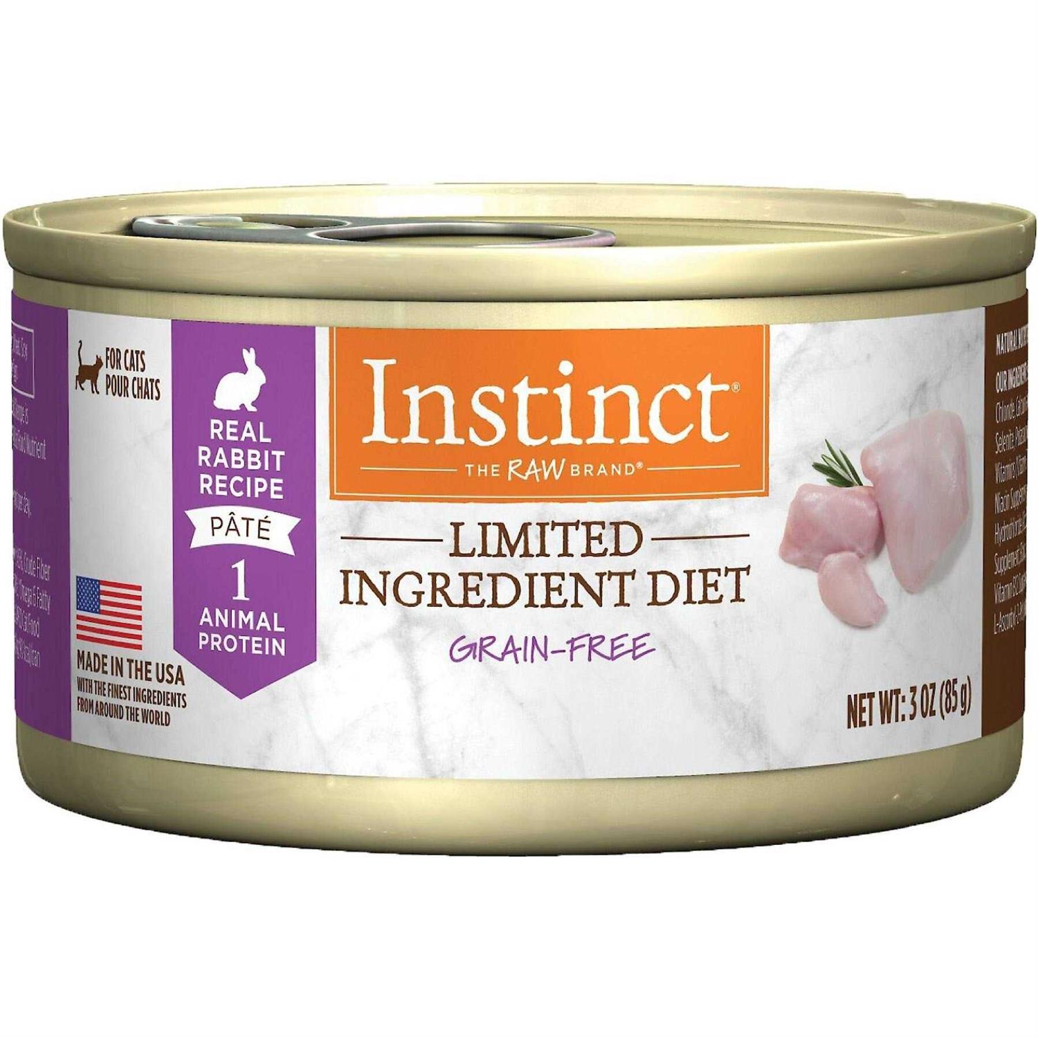Instinct Limited Ingredient Diet Real Rabbit Recipe Grain-Free Cat Food