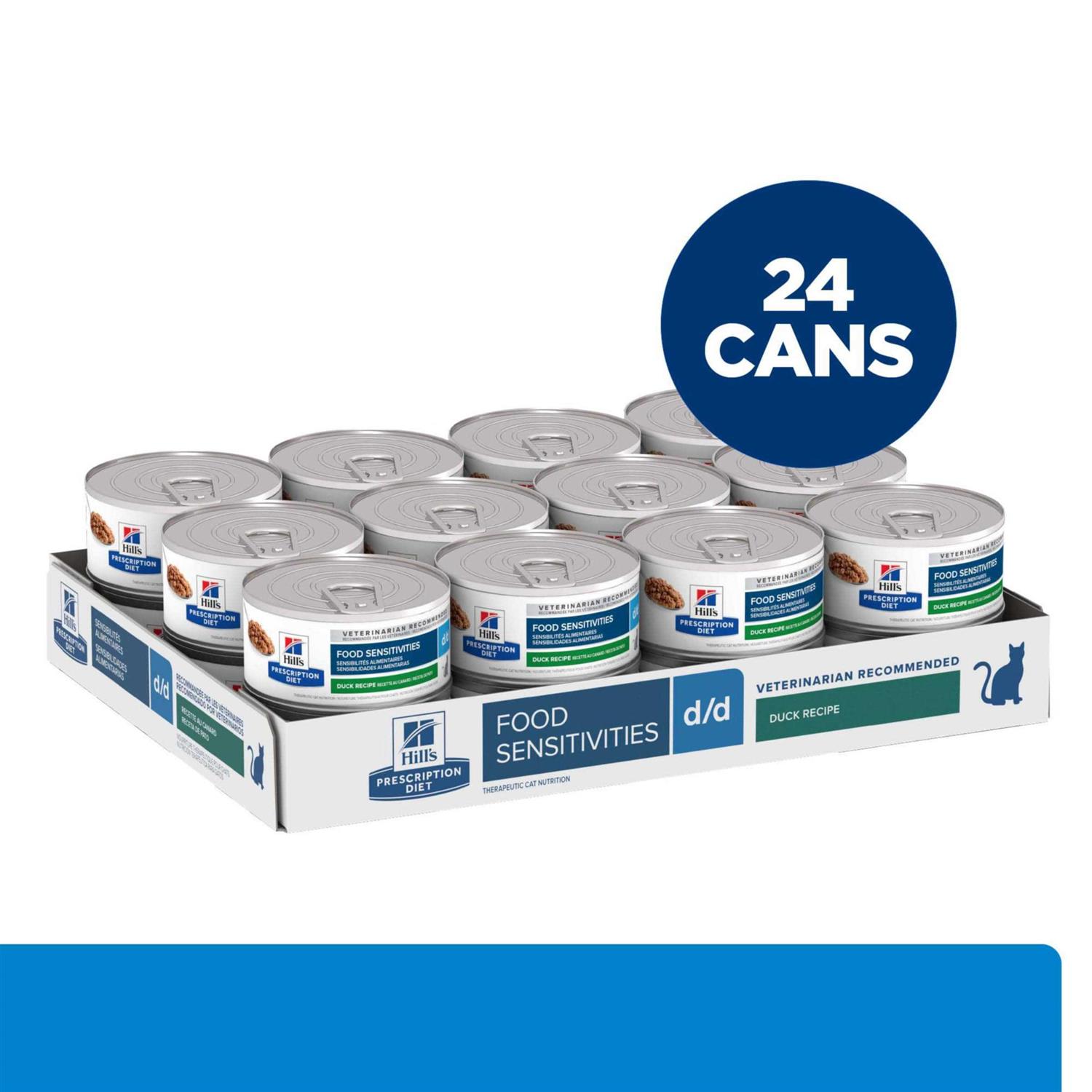 Alternative view of Hill's Prescription Diet d/d Skin/Food Sensitivities Duck Formula Canned Cat Food