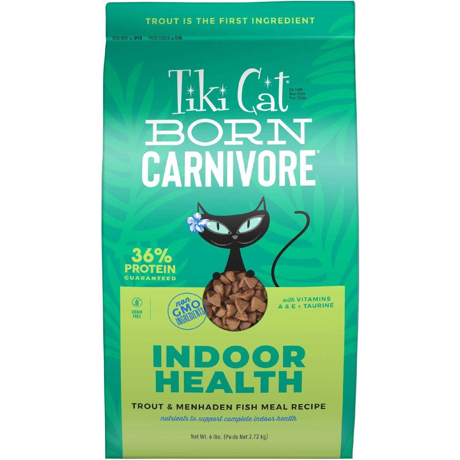 Tiki Cat Essentials Trout and Menhaden Fish Meal Recipe Dry Cat Food