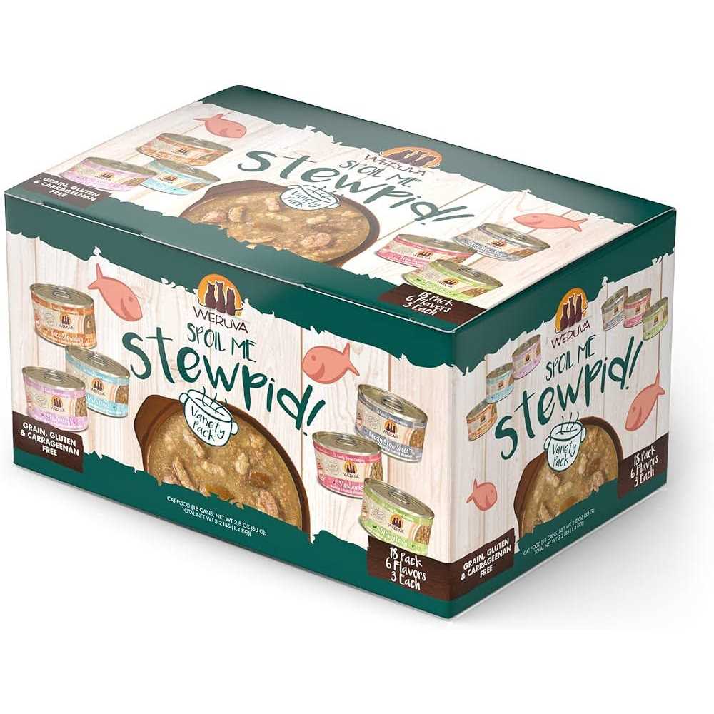Alternative view of Weruva Classic Stews Cat Food Spoil Me Stewpid! Variety Pack