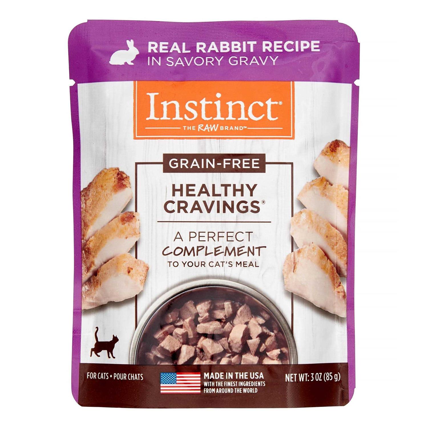 Instinct Healthy Cravings Grain Free Real Recipe Wet Cat Food Topper
