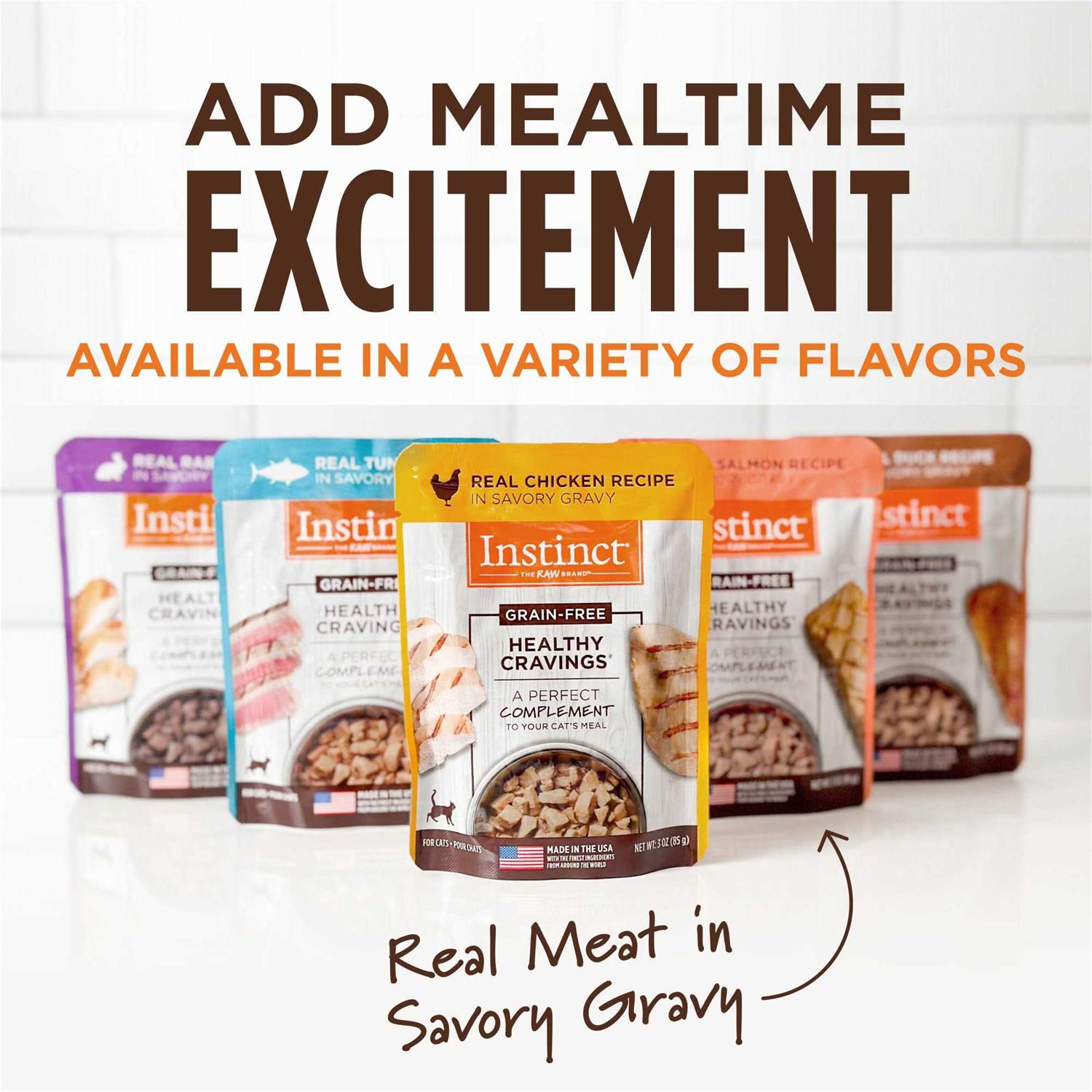Alternative view of Instinct Healthy Cravings Grain Free Real Recipe Wet Cat Food Topper