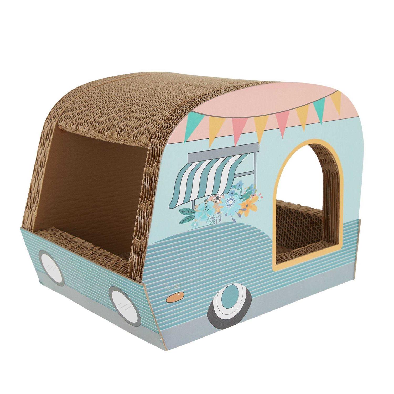 Whisker City Trailin' Off Trailer Corrugate Cat Scratcher