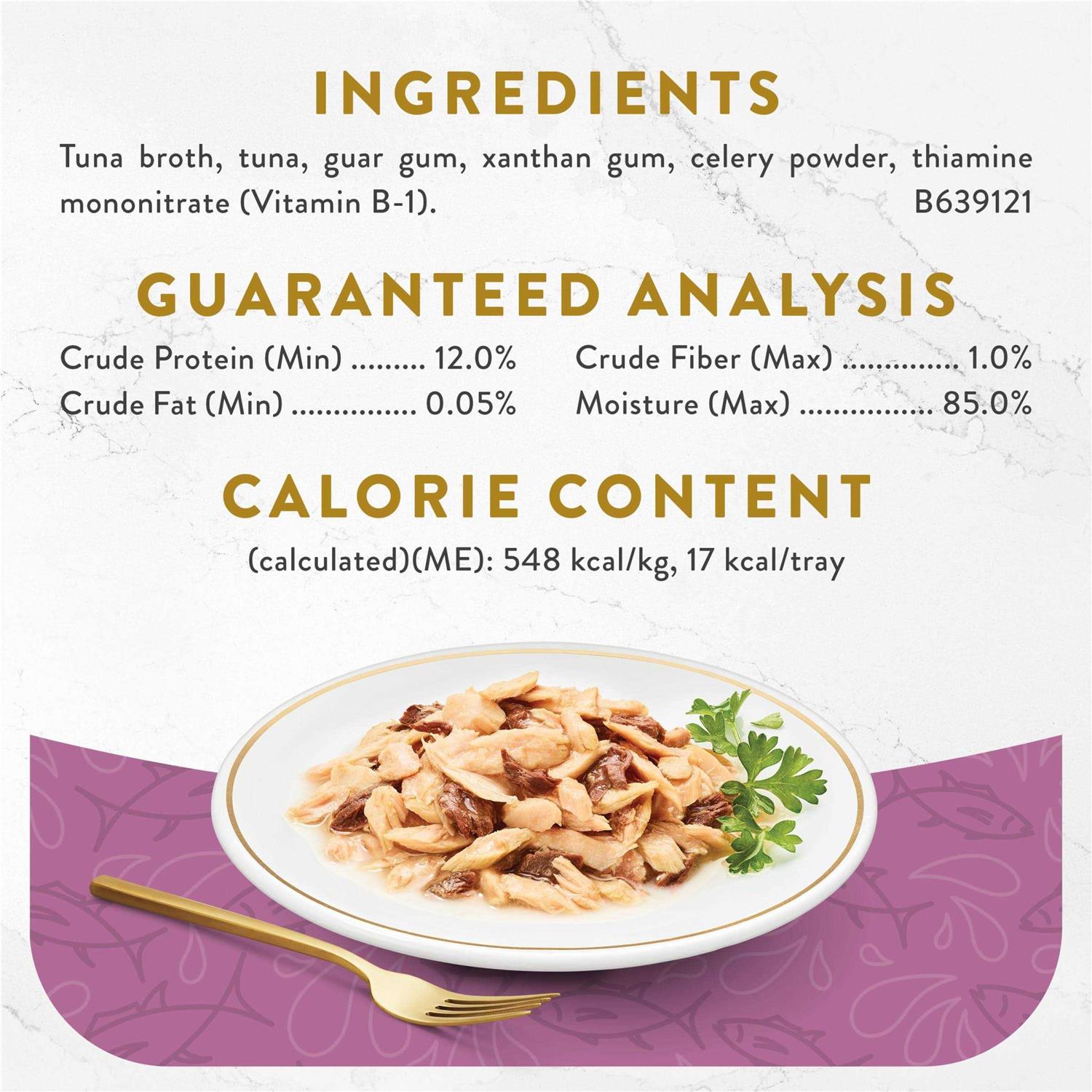 Alternative view of Fancy Feast Appetizers Grain-Free Flaked Tongol Tuna Appetizer in Savory Broth Wet Cat Food