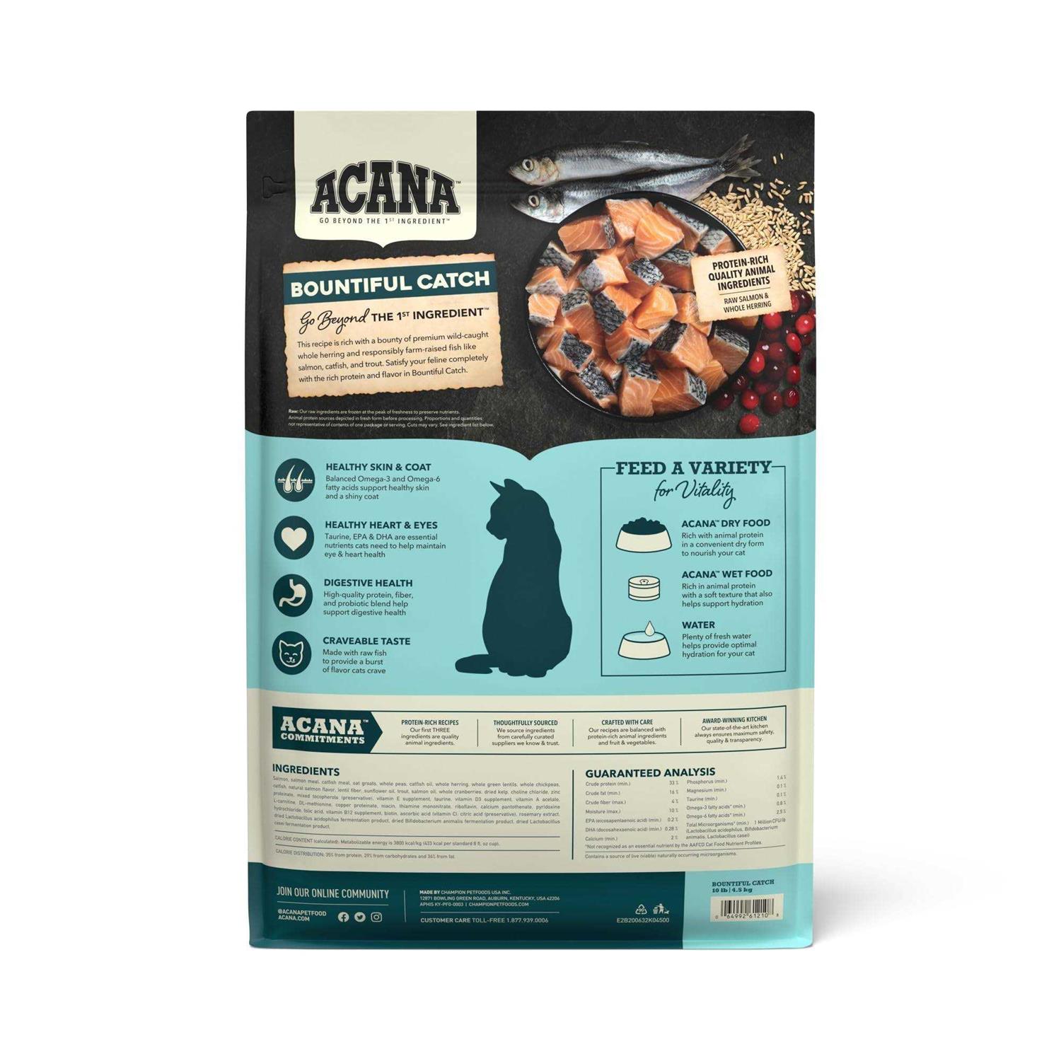 Alternative view of Acana Bountiful Catch Dry Cat Food