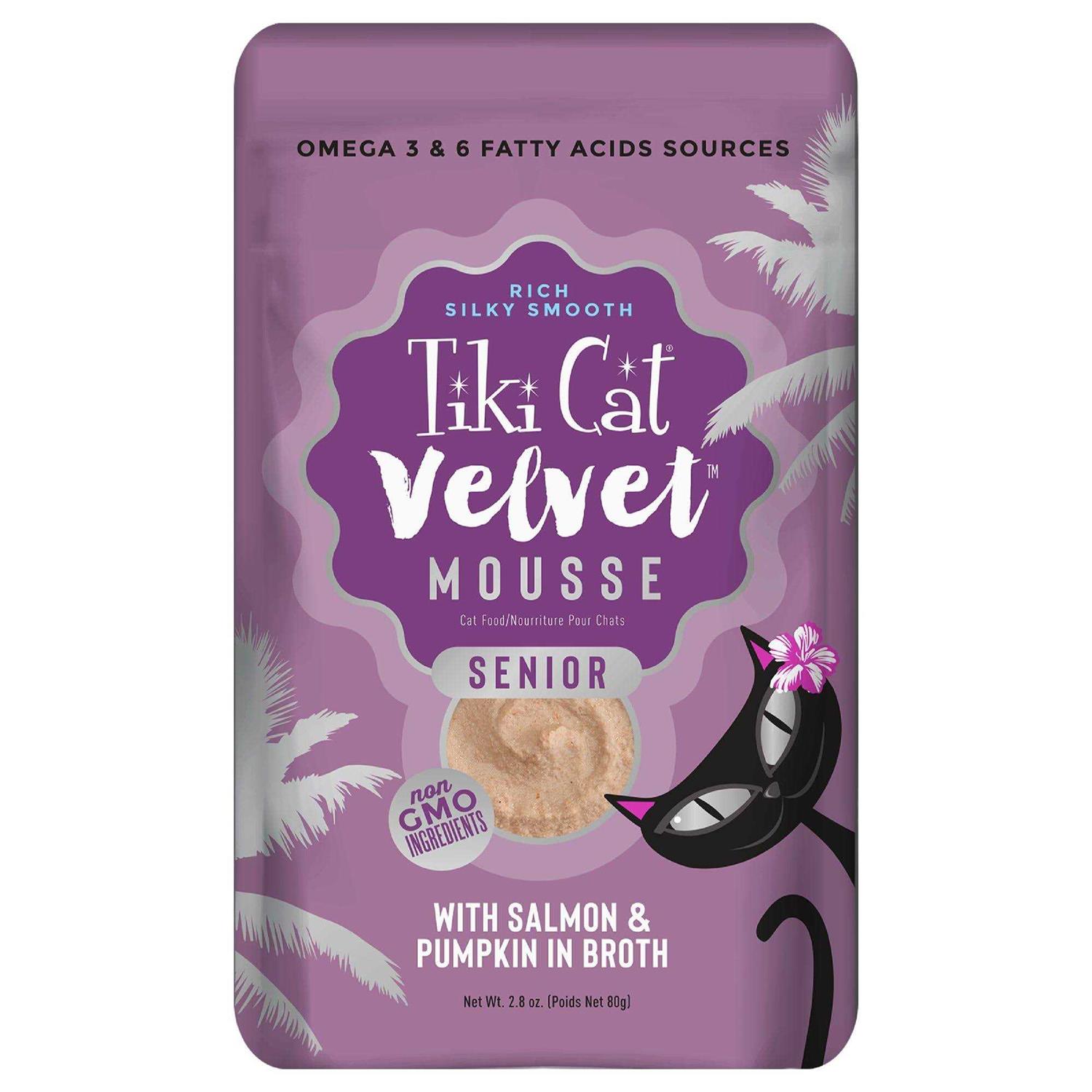 Tiki Cat Velvet Mousse Senior Salmon Wet Food