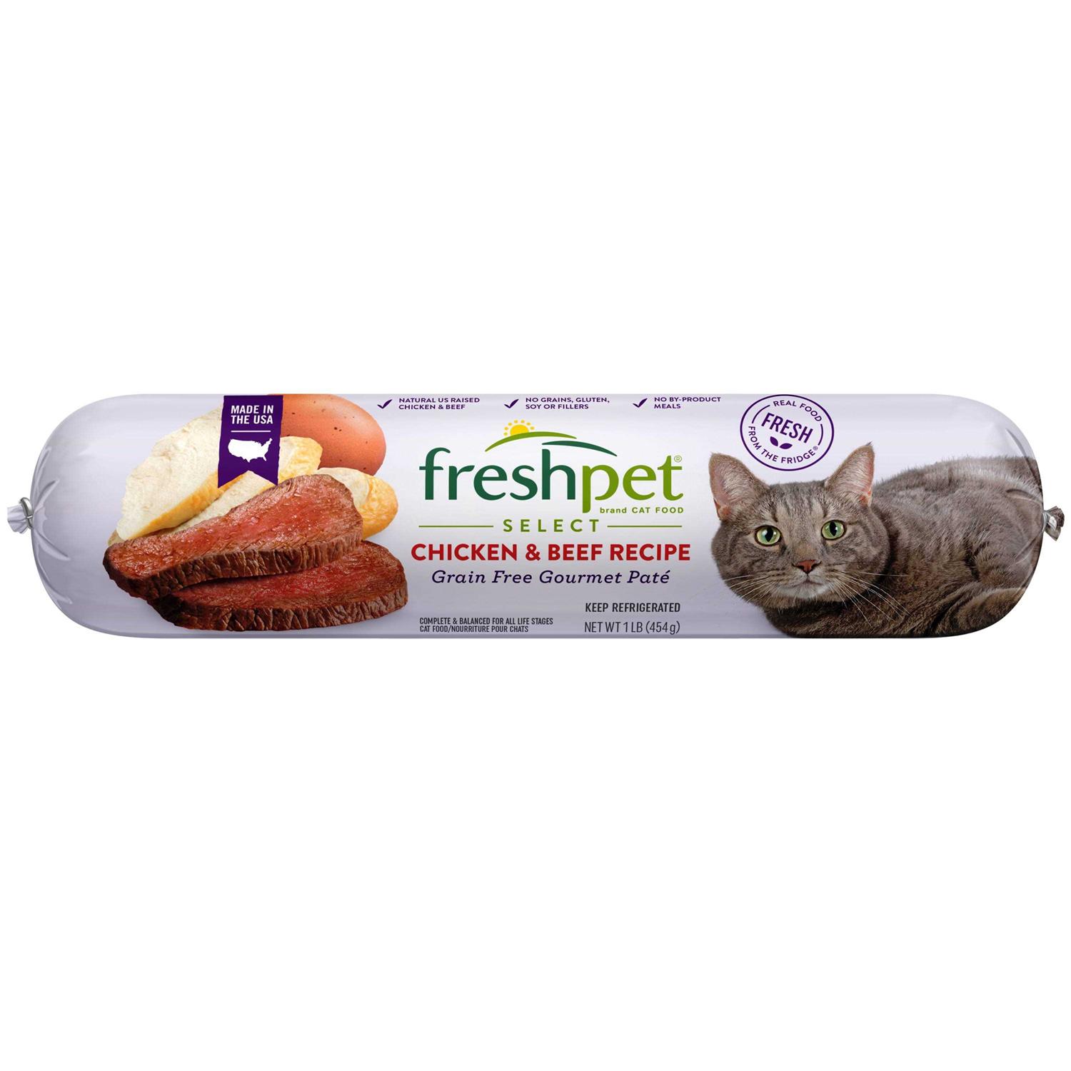 Alternative view of Freshpet Select Grain Free Chicken & Beef Recipe Gourmet Paté Cat Food