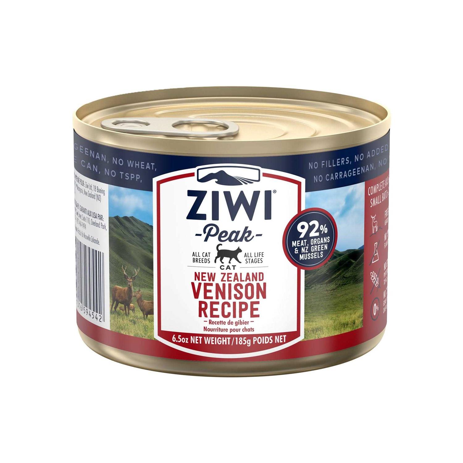 Ziwi Peak Venison Recipe Canned Cat Food 6.5-oz Case of 12