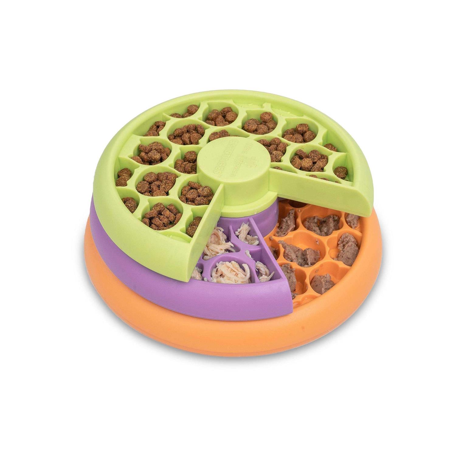 Catstages Kitty Lickin' Layers Multilayered Fun Puzzle Cat Feeder