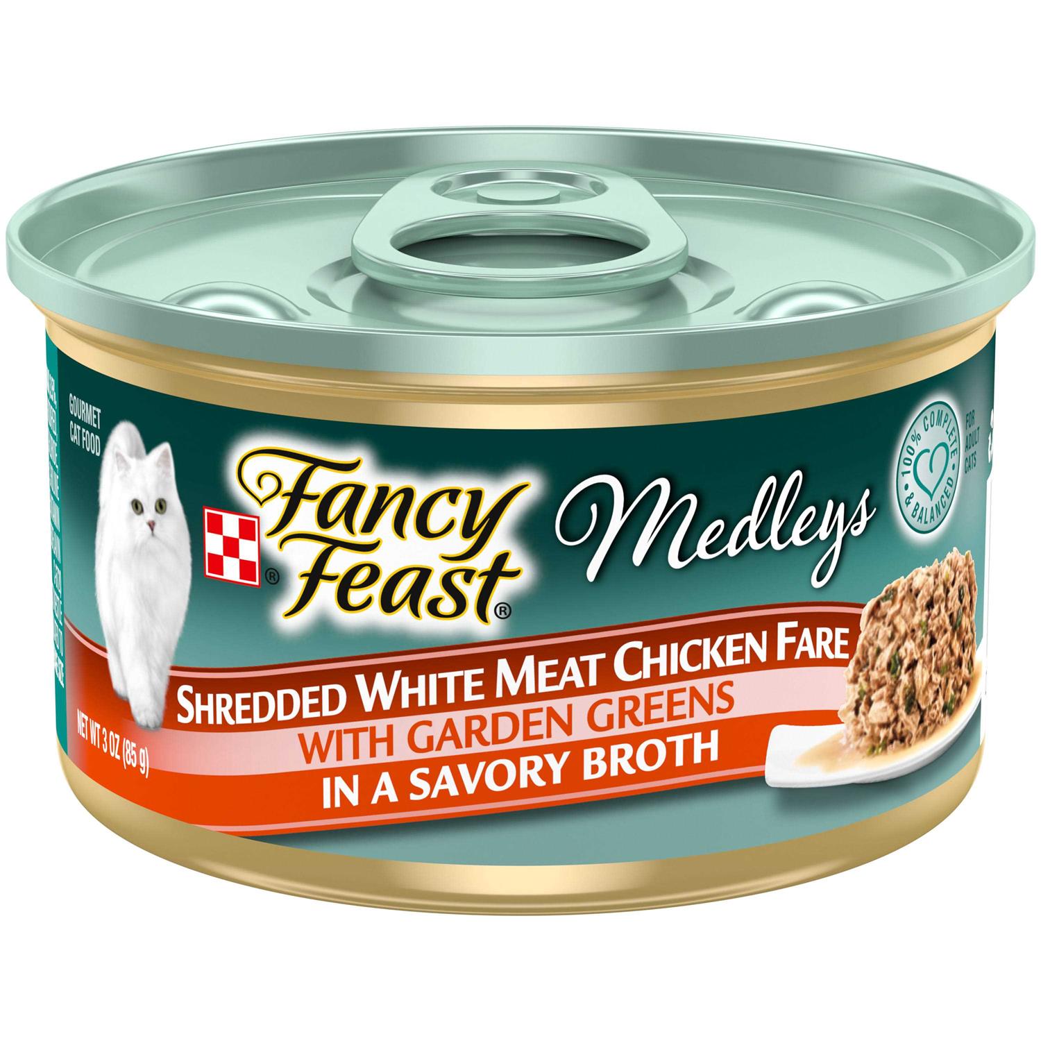 Fancy Feast Medleys Shredded White Meat Chicken Fare Wet Cat Food