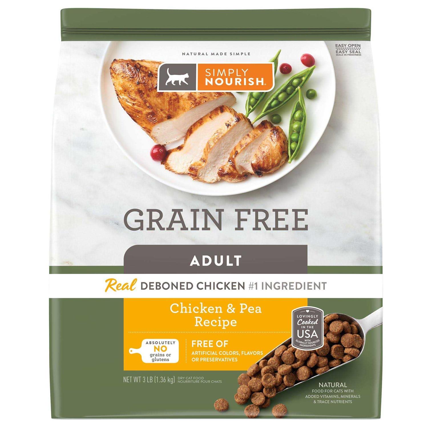 Simply Nourish Original Cat Dry Food Chicken and Pea