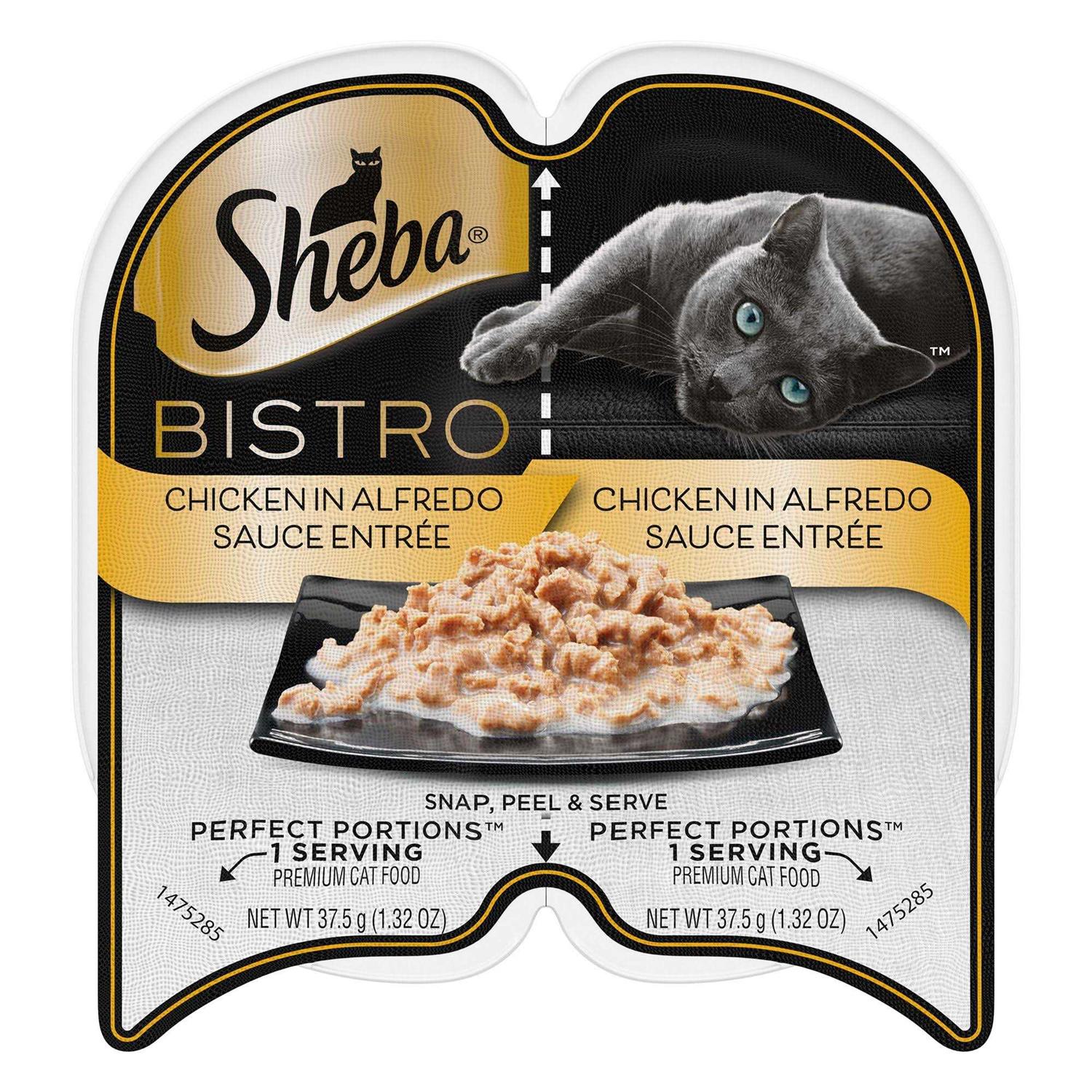 Sheba Perfect Portions Bistro Chicken in Alfredo Sauce Wet Cat Food