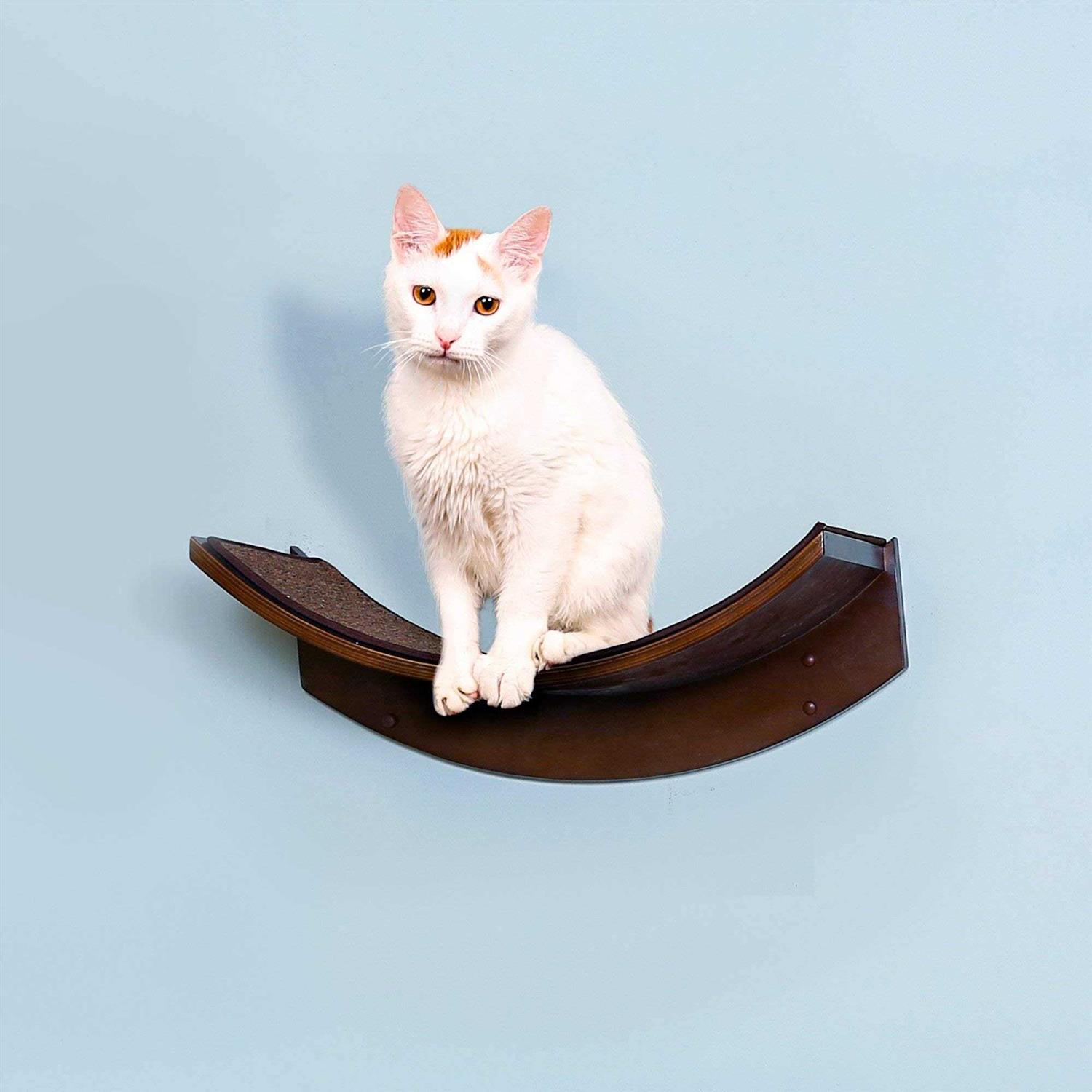 The Refined Feline Lotus Leaf Cat Shelf