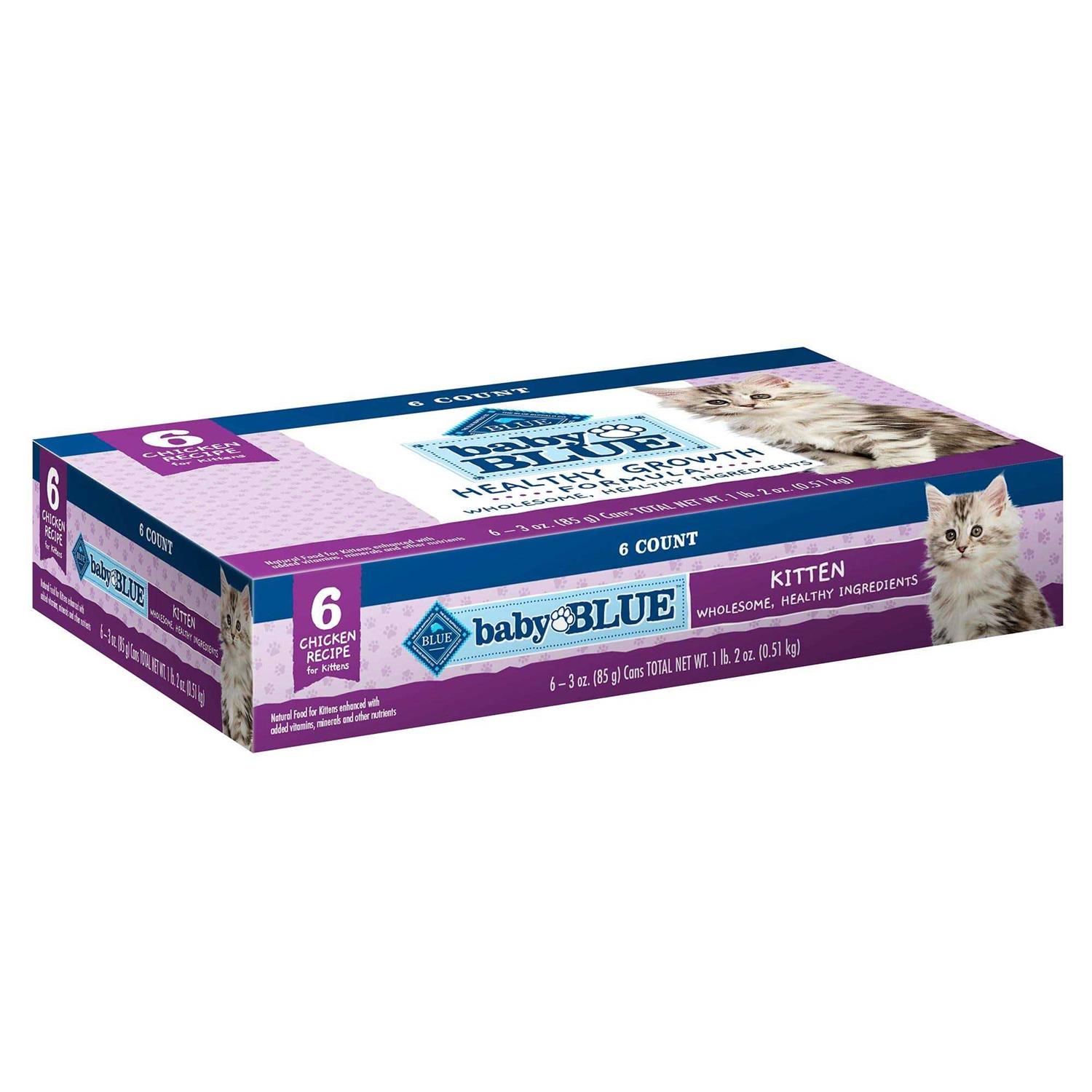 Blue Buffalo Baby Blue Healthy Growth Formula Chicken Recipe Wet Kitten Food