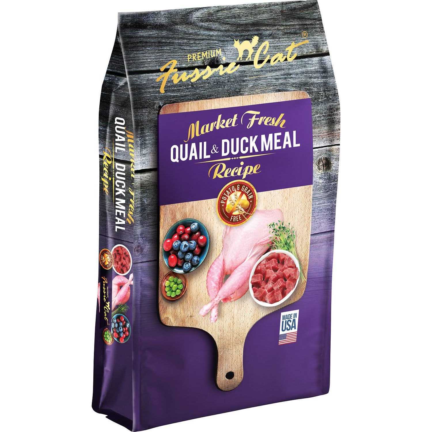 Alternative view of Fussie Cat Market Fresh Quail & Duck Meal Dry Cat Food