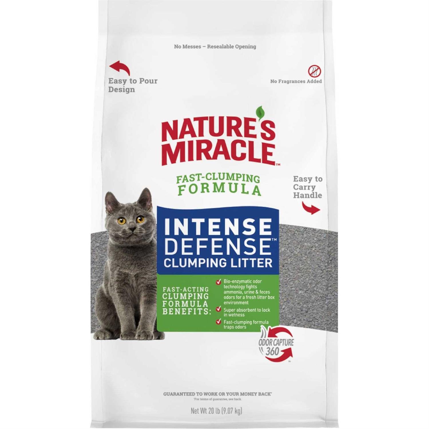 Nature's Miracle Intense Defense Clumping Cat Litter