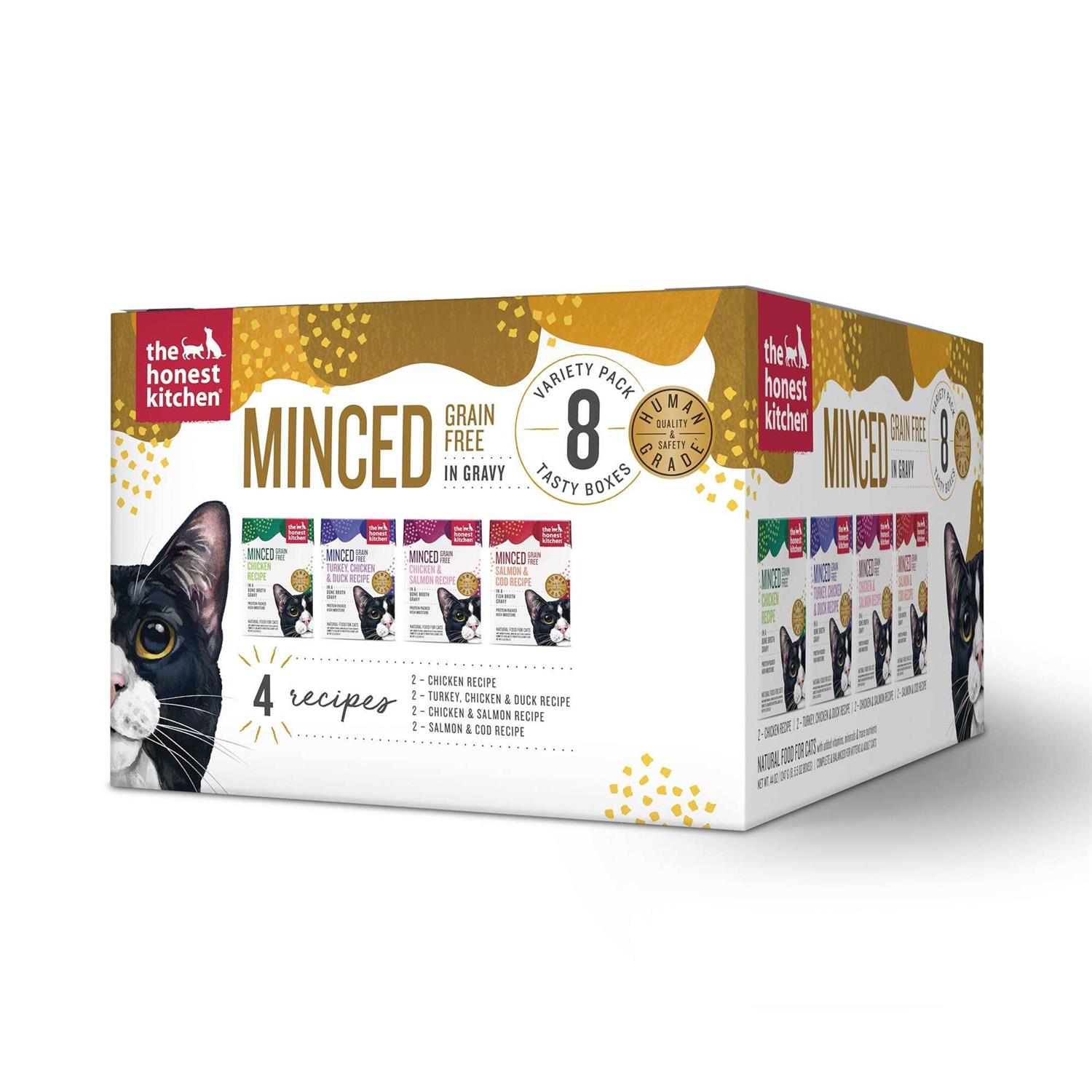 Alternative view of The Honest Kitchen Grain Free Minced in Gravy Wet Cat Food Variety Pack