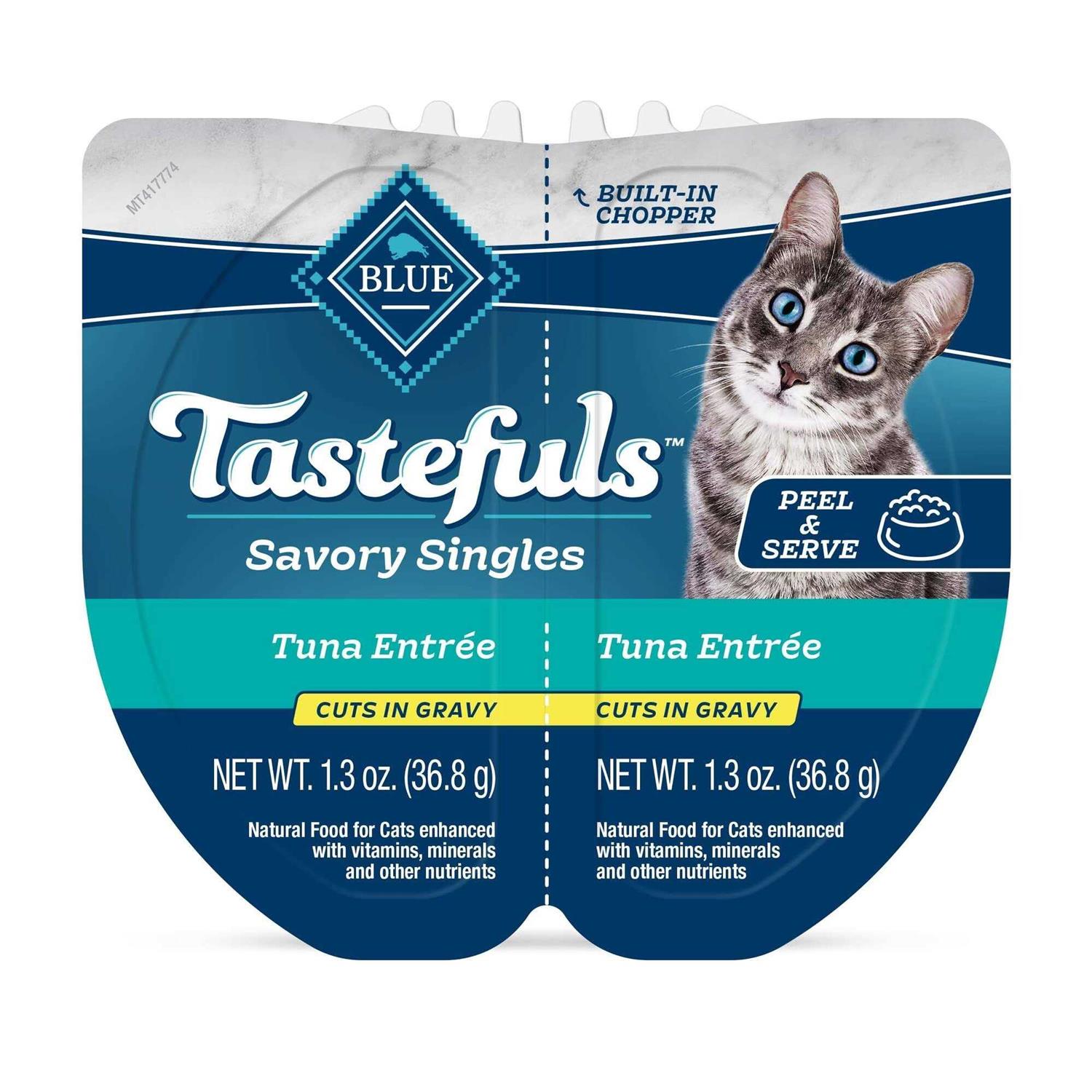 Alternative view of Blue Buffalo Tastefuls Savory Singles Adult Cuts in Gravy Wet Cat Food