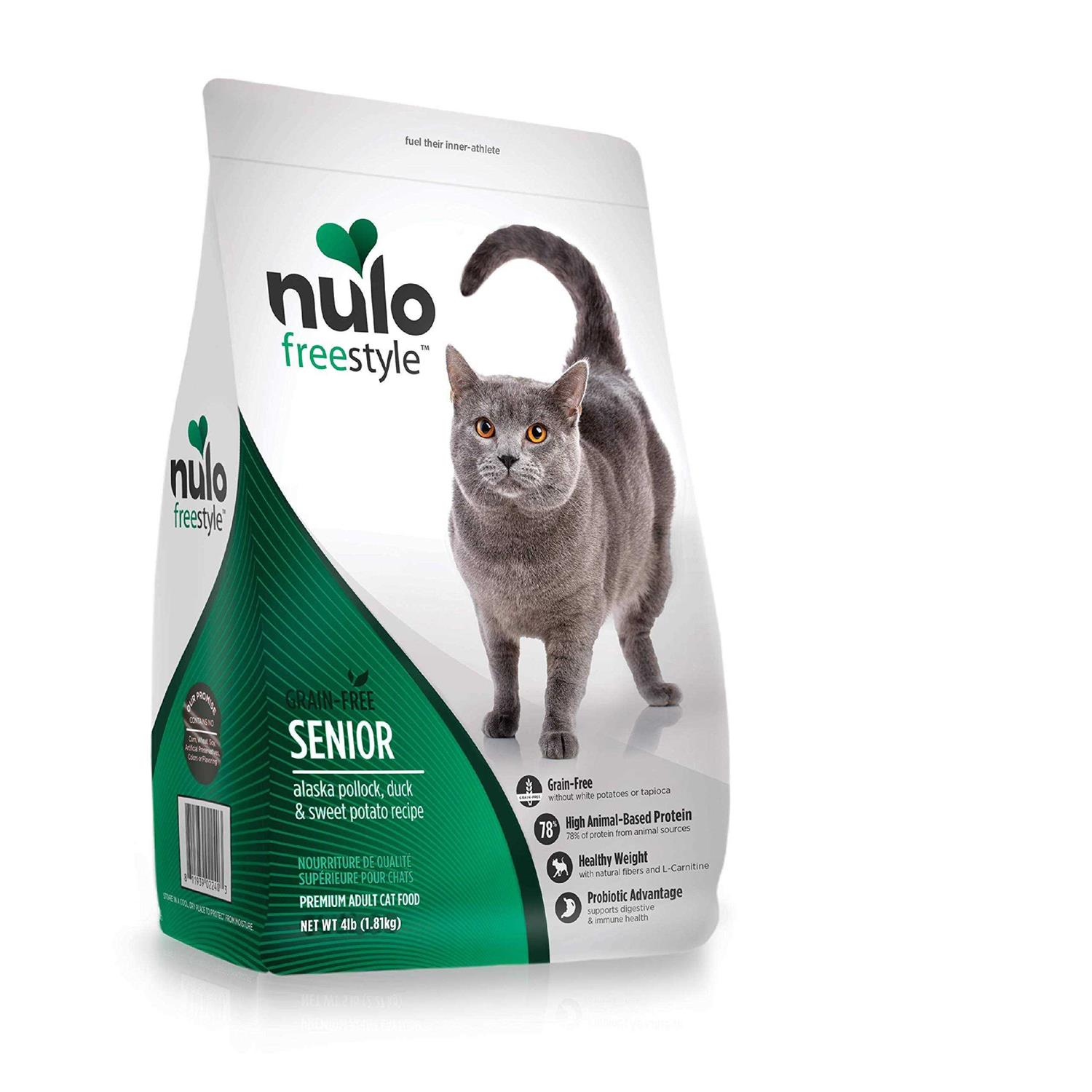 Nulo Freestyle Senior Dry Cat Food Alaska Pollock