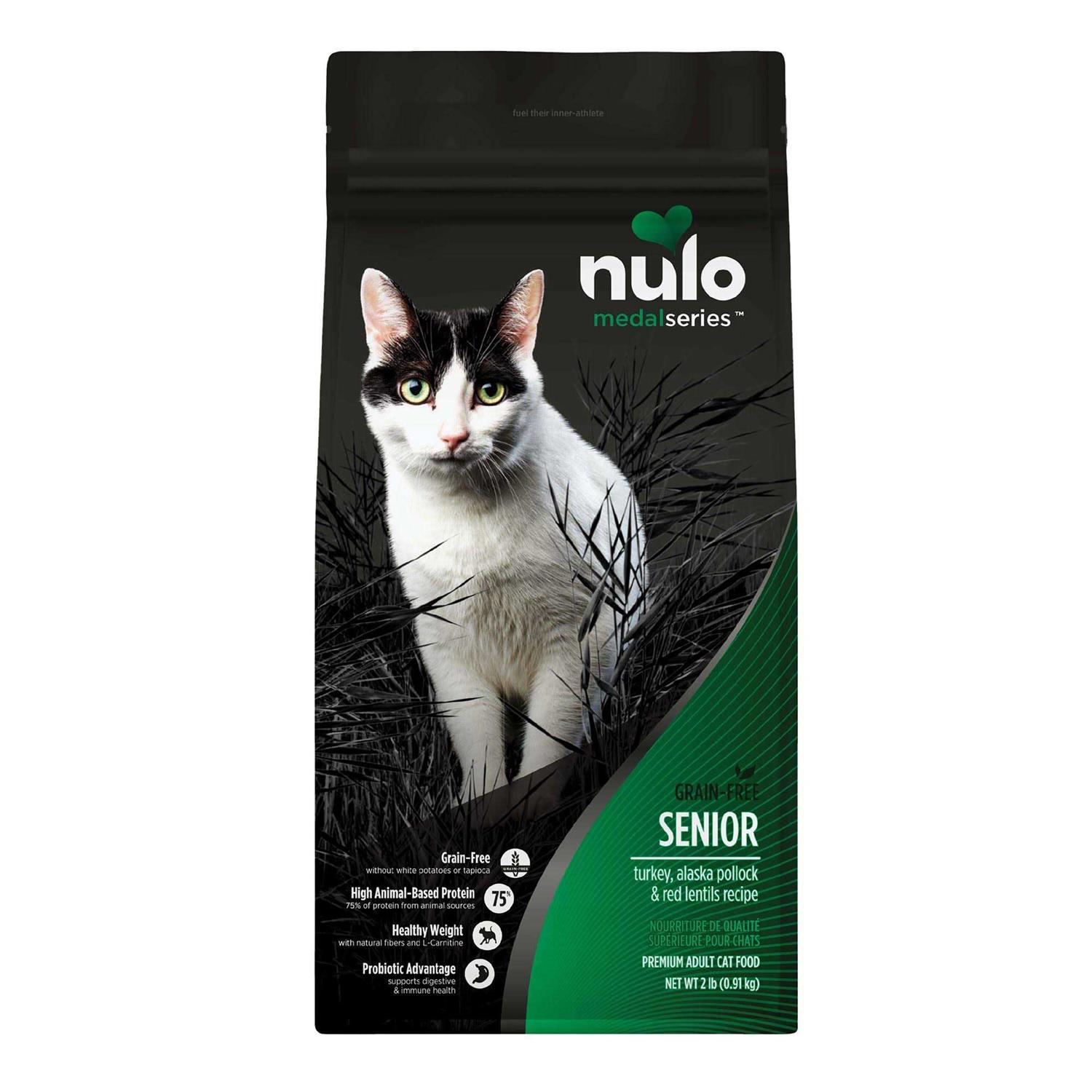 Nulo MedalSeries Adult Dry Cat Food Grain Free, Turkey and Polluck