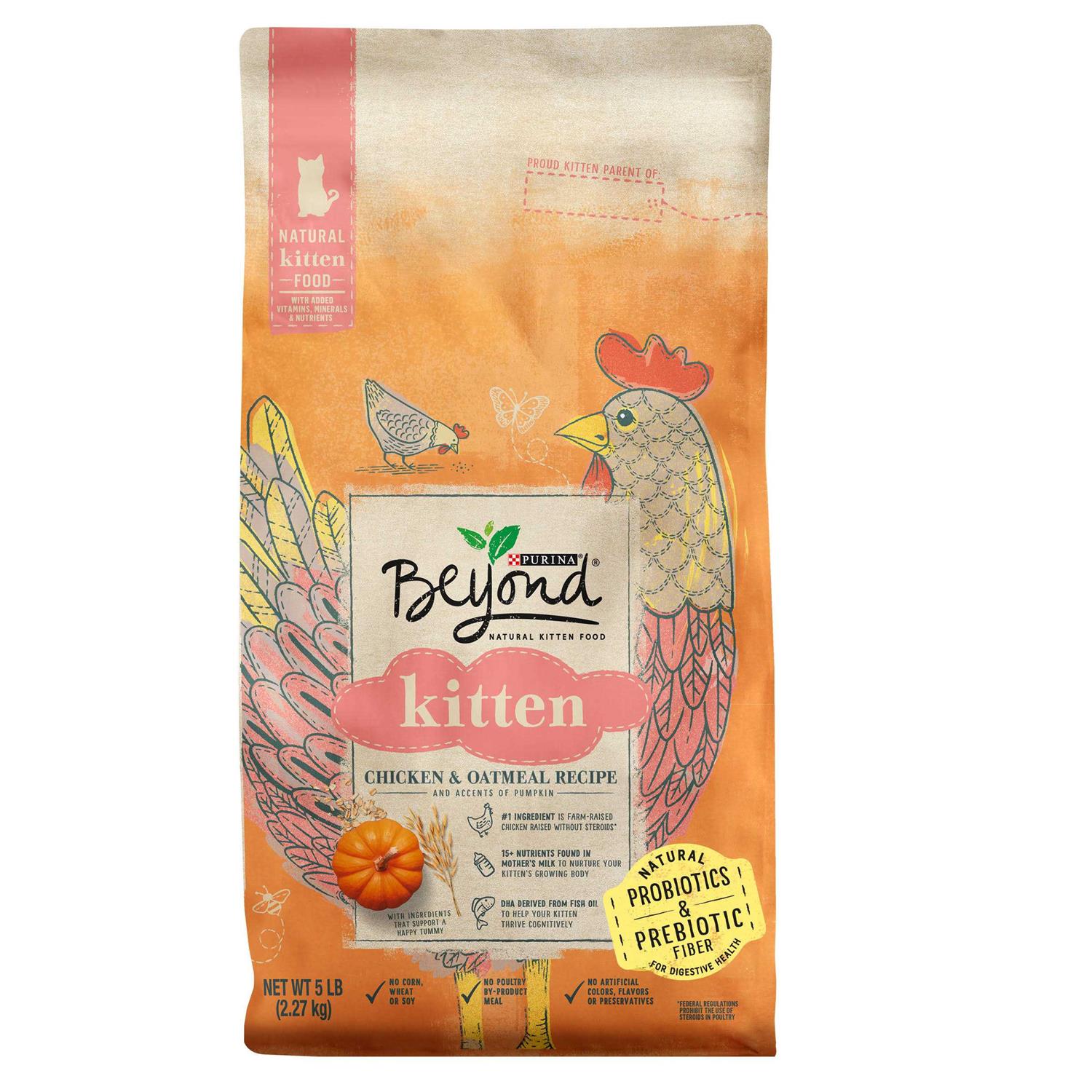 Purina Beyond Natural Kitten Food Chicken & Oatmeal