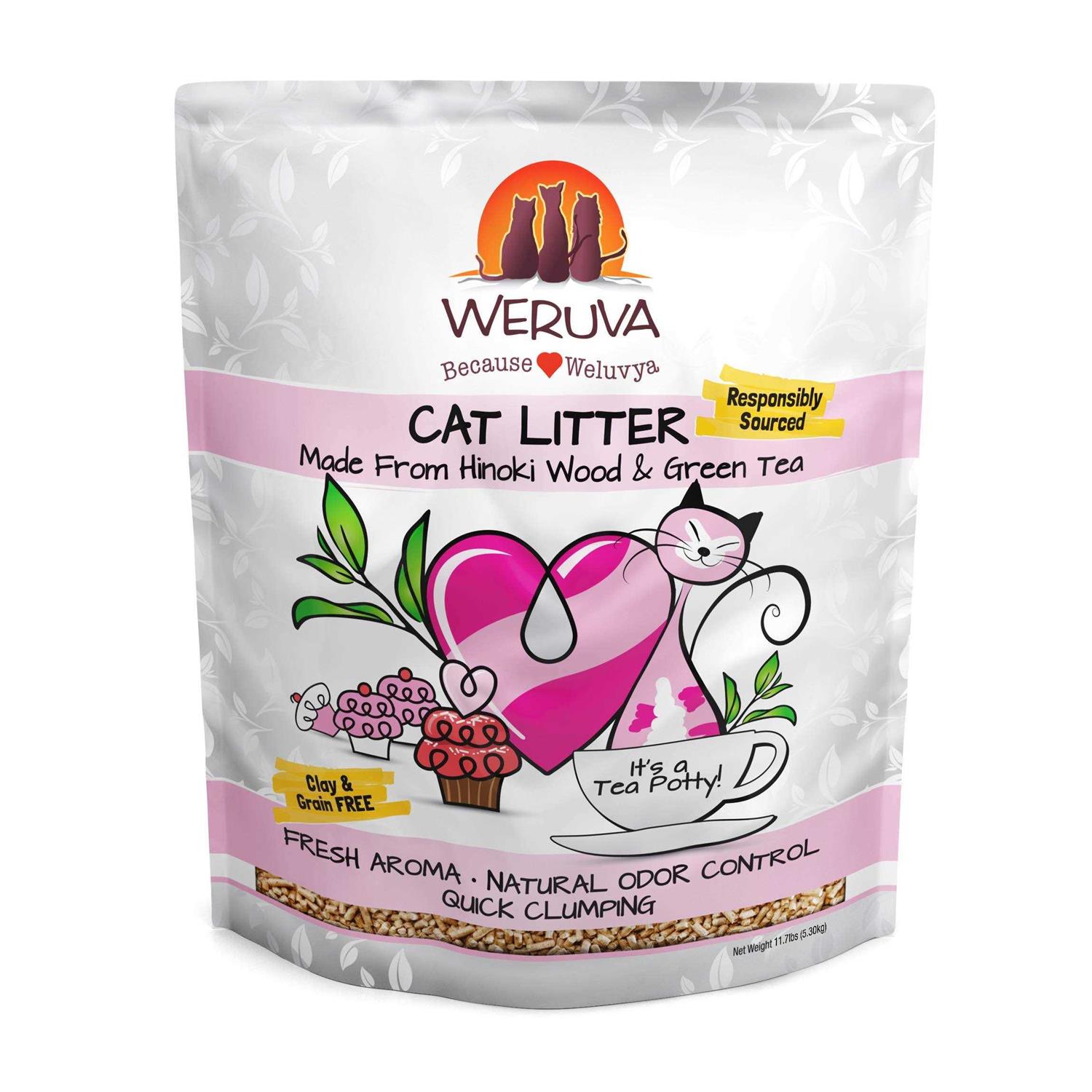 Weruva Green Tea Hinoki Wood Cat Litter