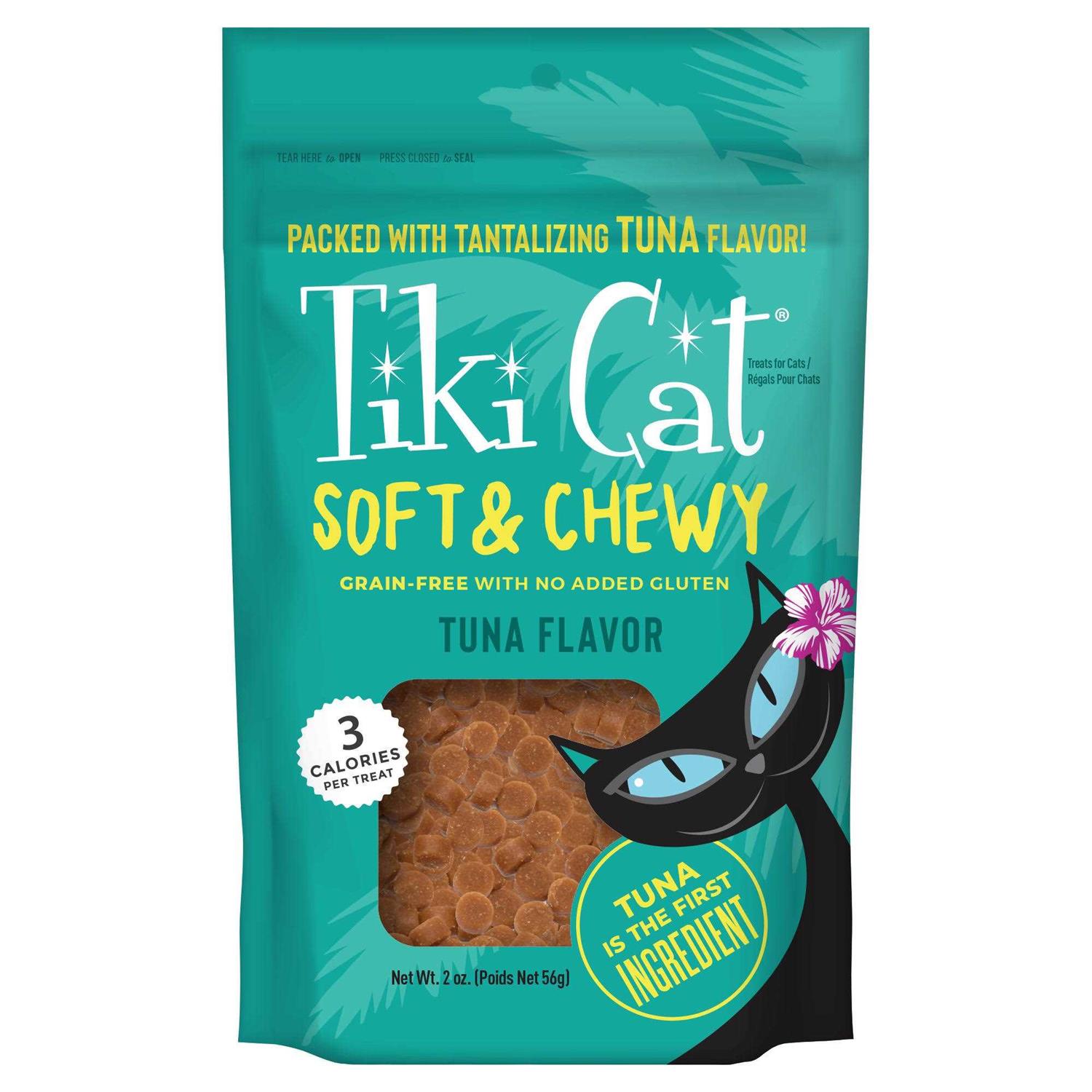 Tiki Cat Soft & Chewy Cat Treats Tuna