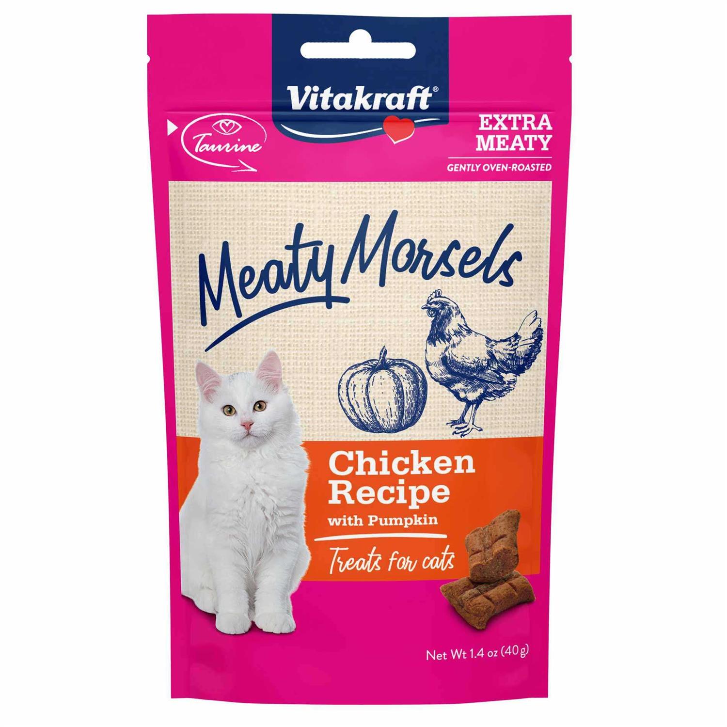 Vitakraft Cat Treat Meaty Morsels Chicken/Salmon