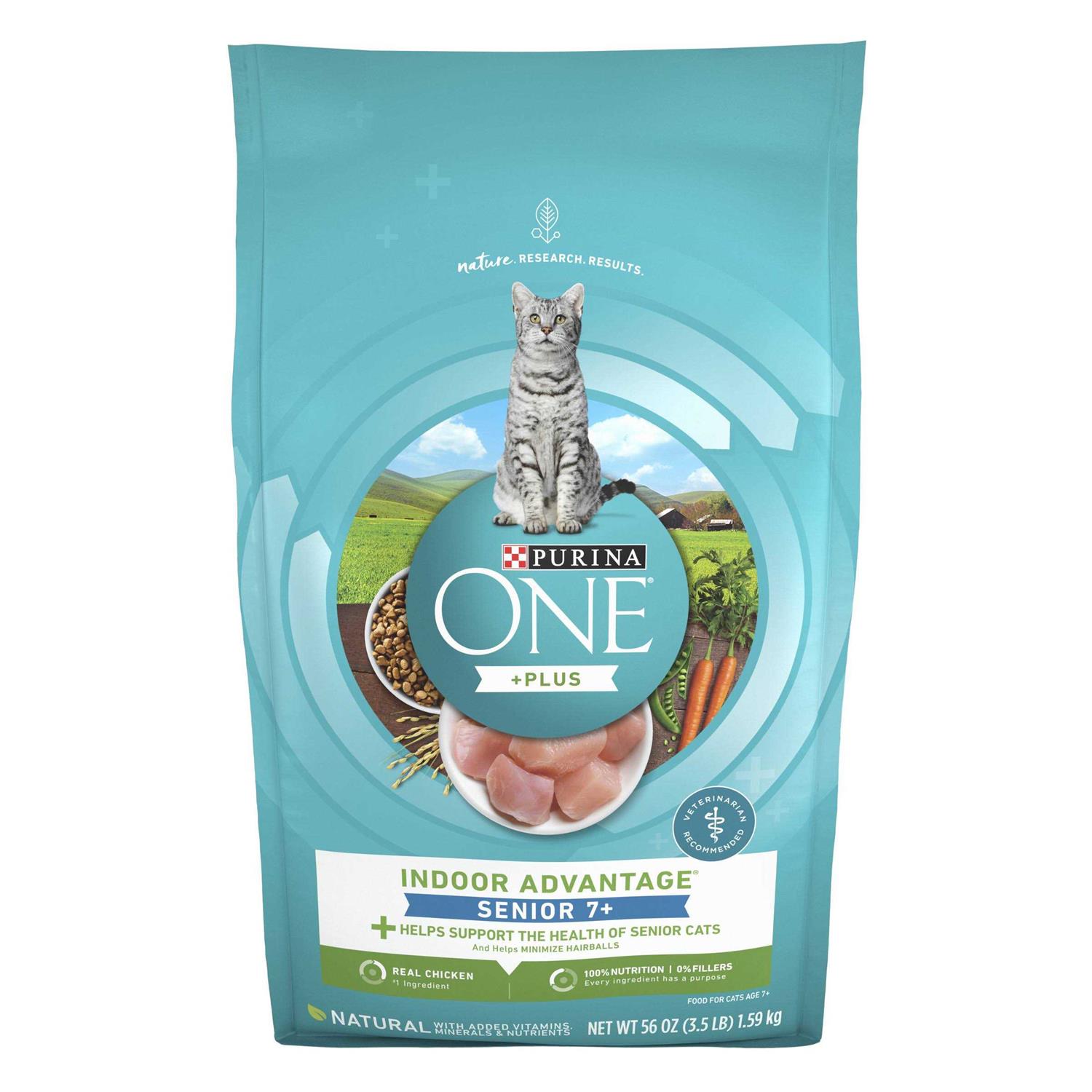 Purina ONE High Protein Natural Senior Dry Cat Food