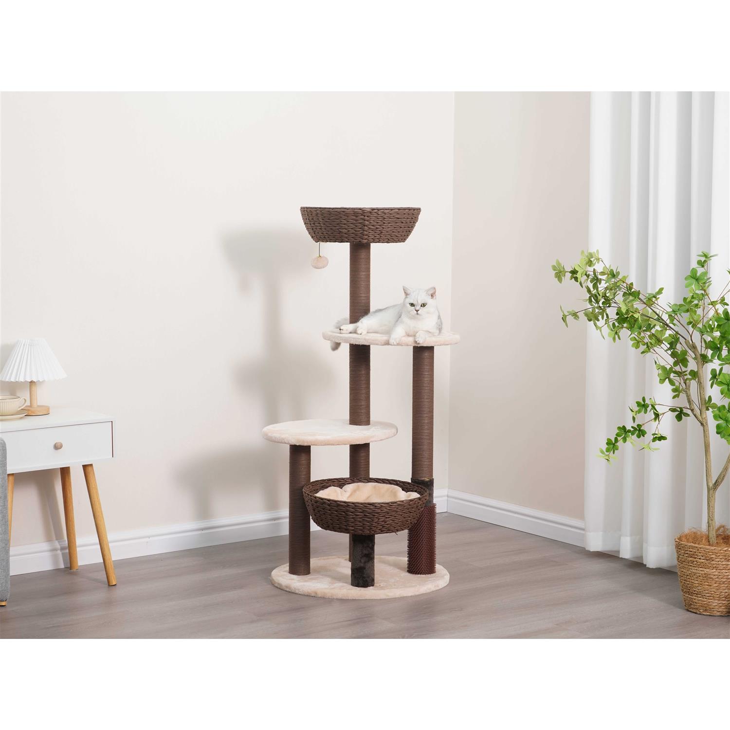 PetPals Pharaoh and Brown Cat Tree