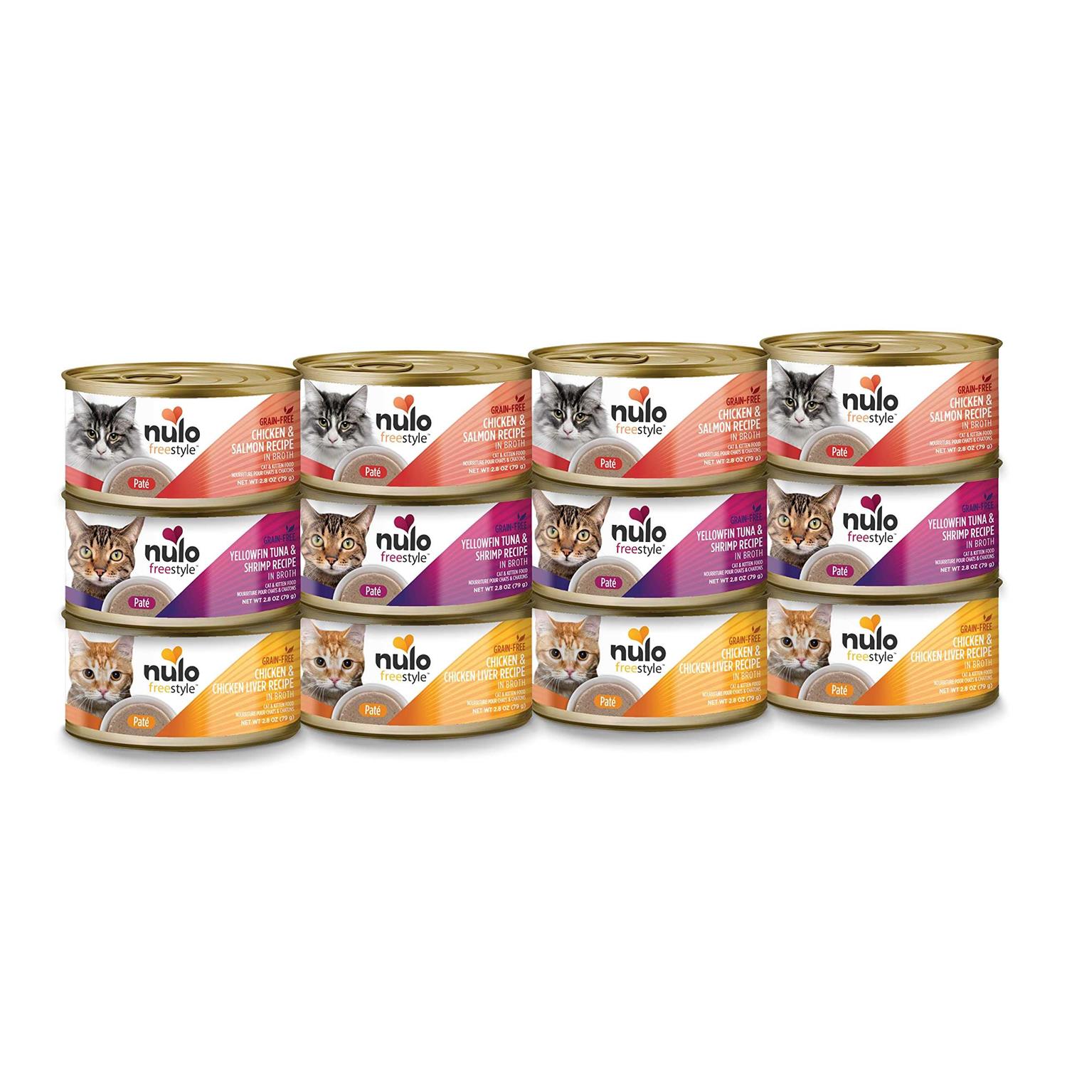 Nulo Freestyle Cat & Kitten Grain-Free Pate Variety Pack Cat Food