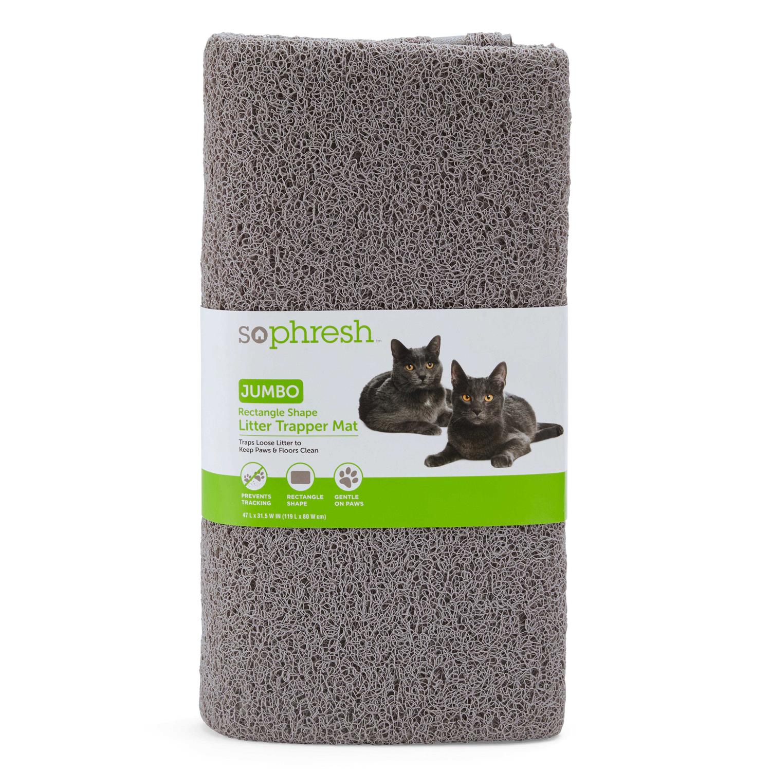 So Phresh Rectangle Shape Cat Litter Trapper Mat