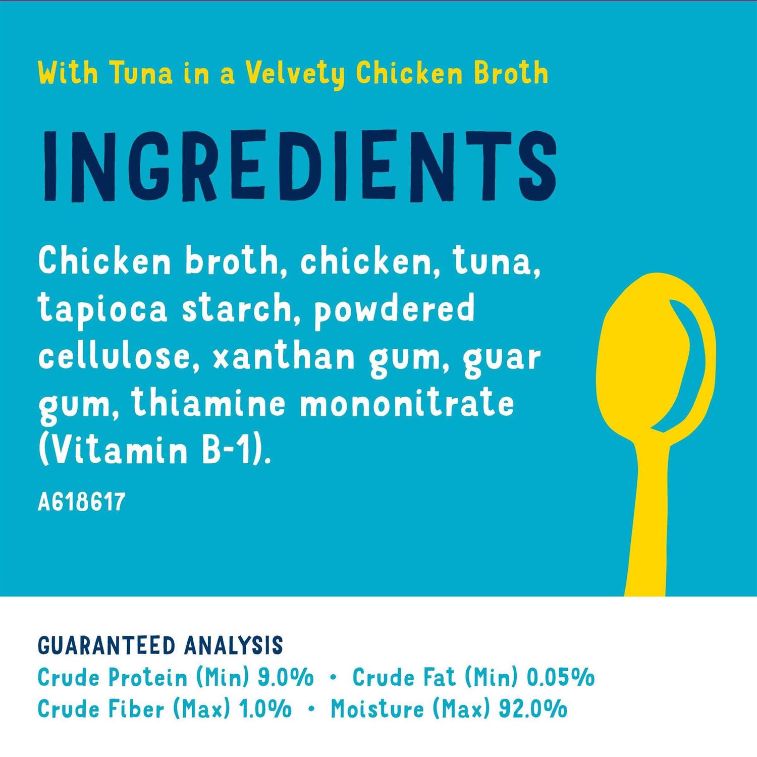 Alternative view of Purina Friskies Lil' Soups Tuna Wet Cat Food in Chicken Broth