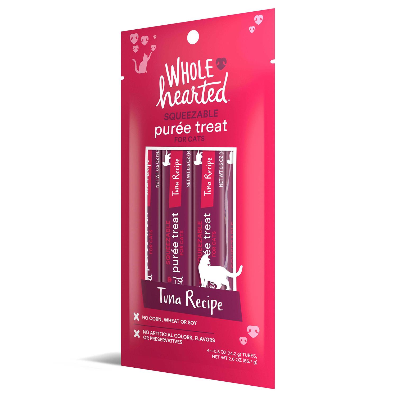 Alternative view of WholeHearted Tuna Recipe Puree Squeezable Cat Treats