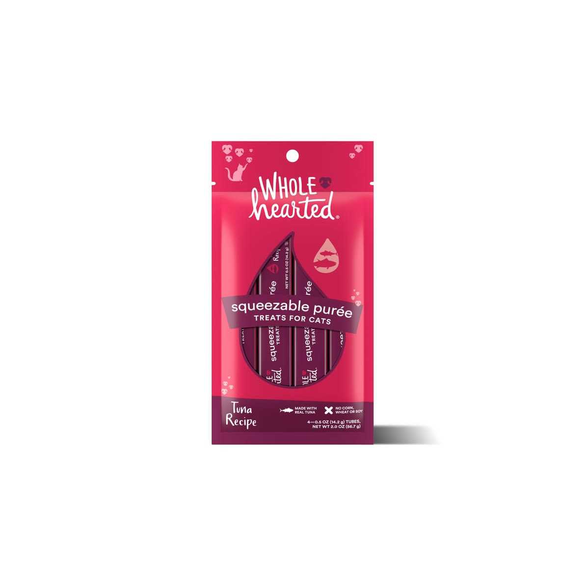 Alternative view of WholeHearted Tuna Recipe Puree Squeezable Cat Treats