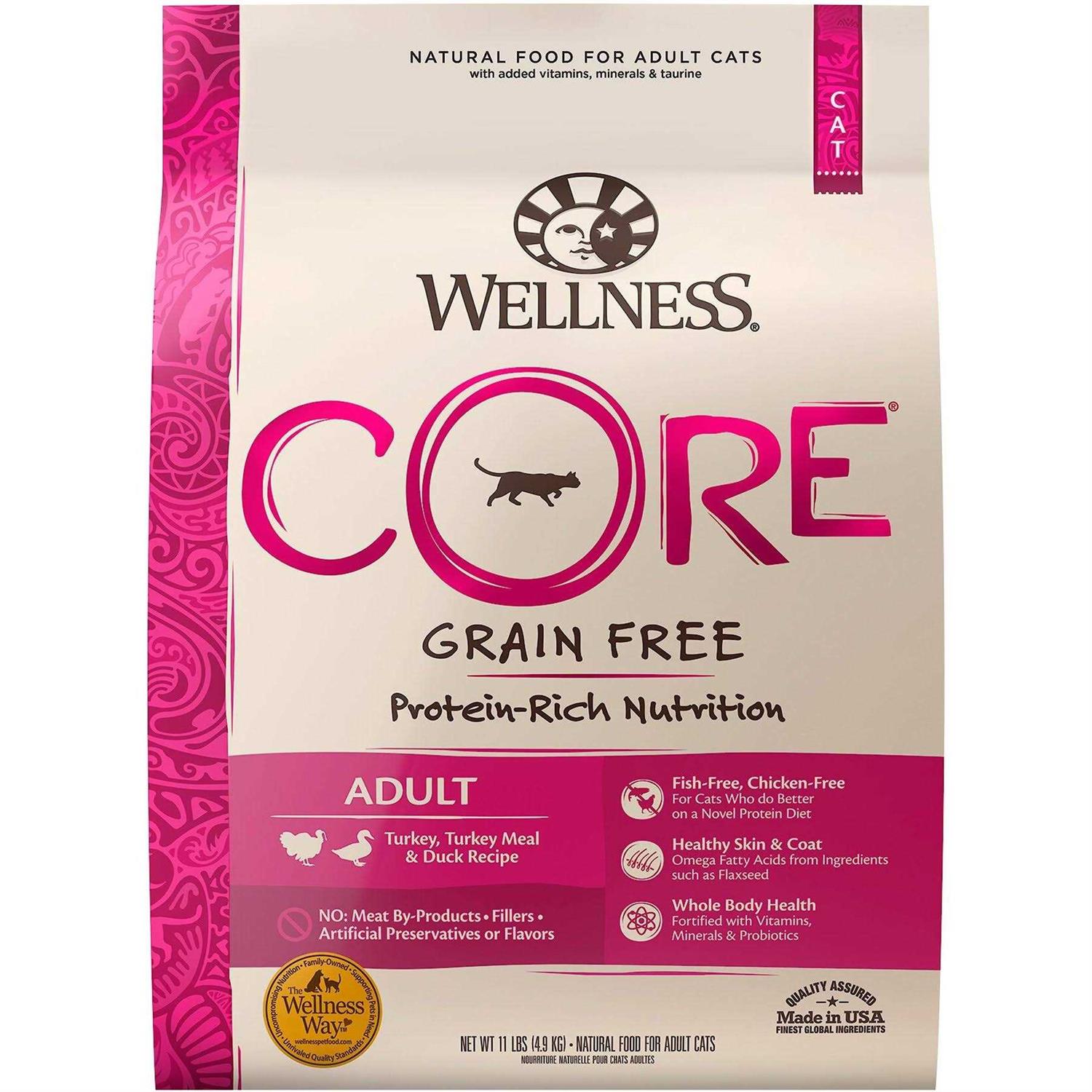 Wellness CORE Grain-Free Turkey Turkey Meal & Duck Dry Cat Food
