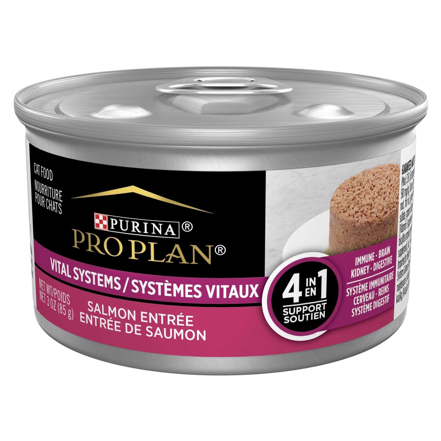 Purina Pro Plan Vital Systems 4-in-1 Pate Wet Cat Food